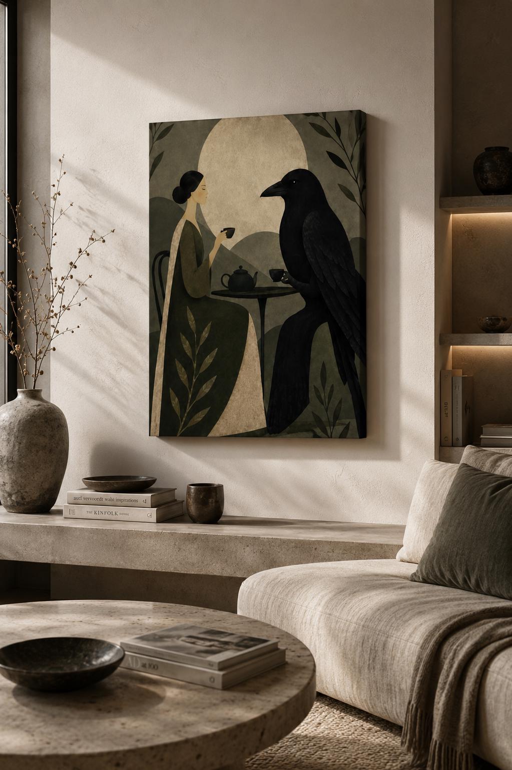 Japandi Canvas Wall Art — artwork view 2