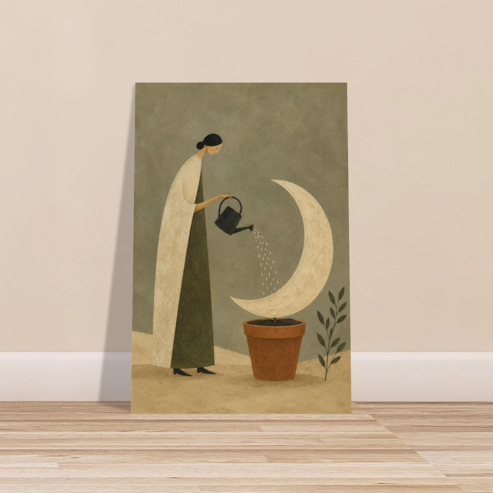 Surreal Woman Wall Art — artwork view 2