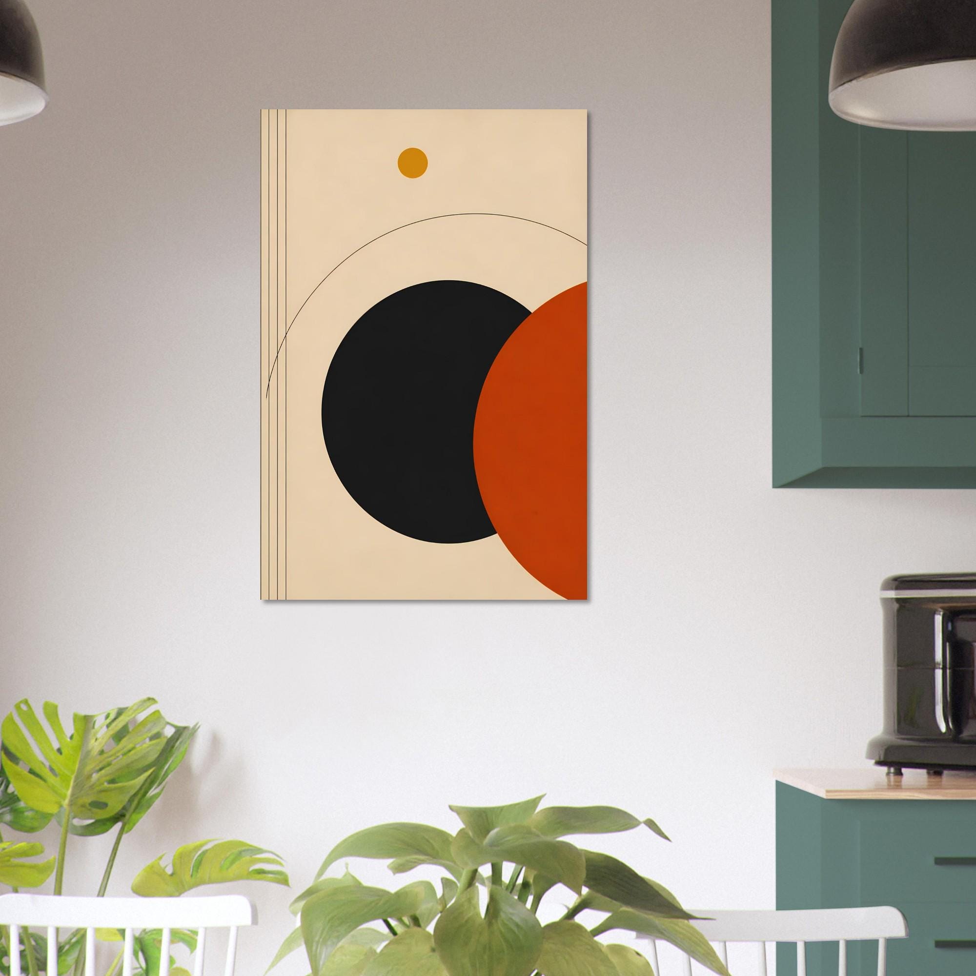 Bauhaus Geometric Wall Art — artwork view 2