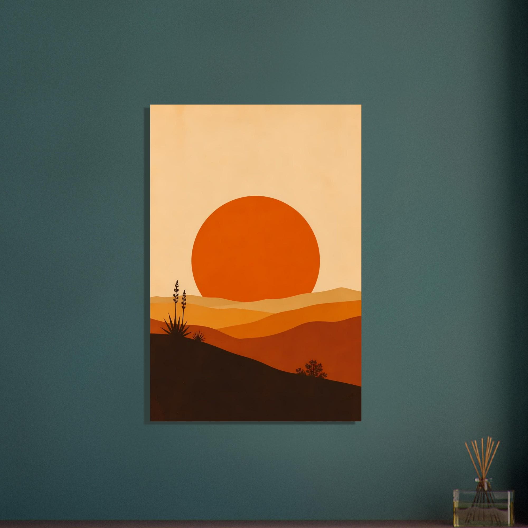 Mid Century Landscape Wall Art — artwork view 2