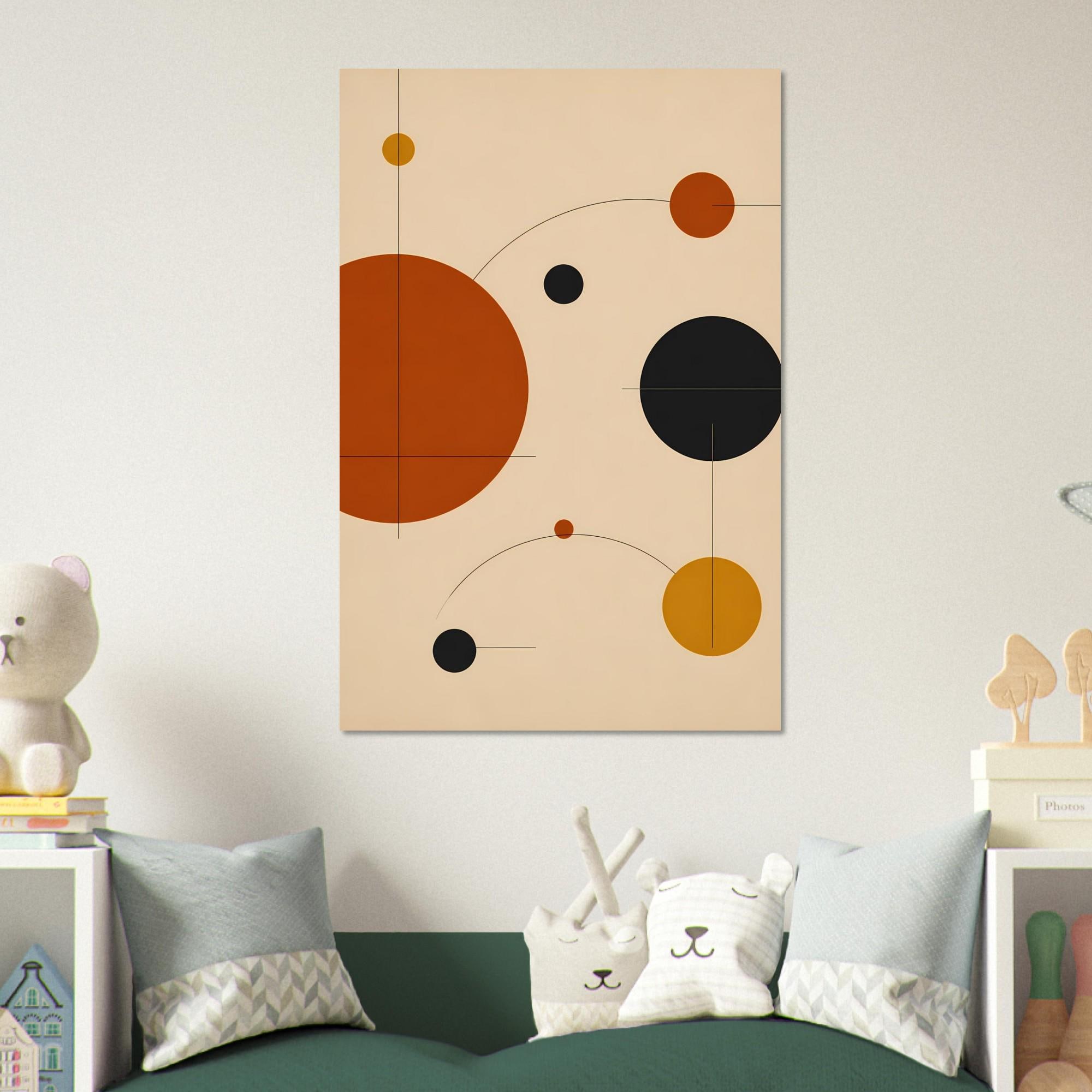 Bauhaus Geometric Wall Art — artwork view 2