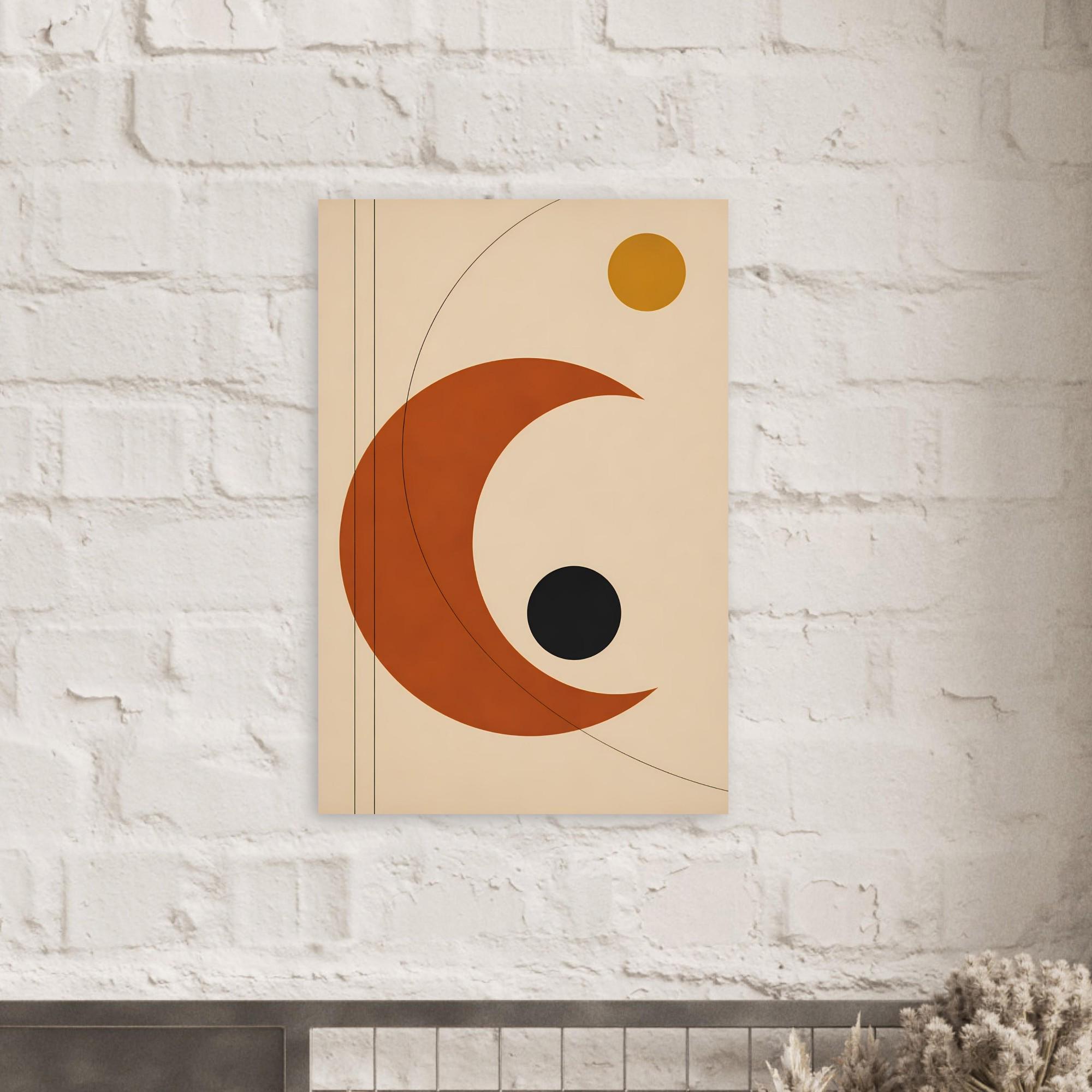 Bauhaus Geometric Wall Art — artwork view 2