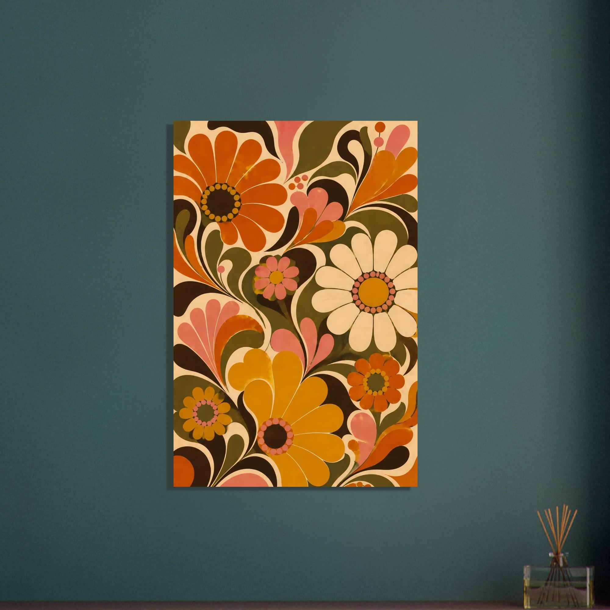 Mid Century Botanical Wall Art — artwork view 2