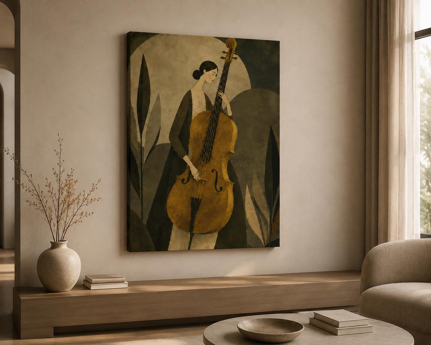 Scandinavian Abstract Wall Art — artwork