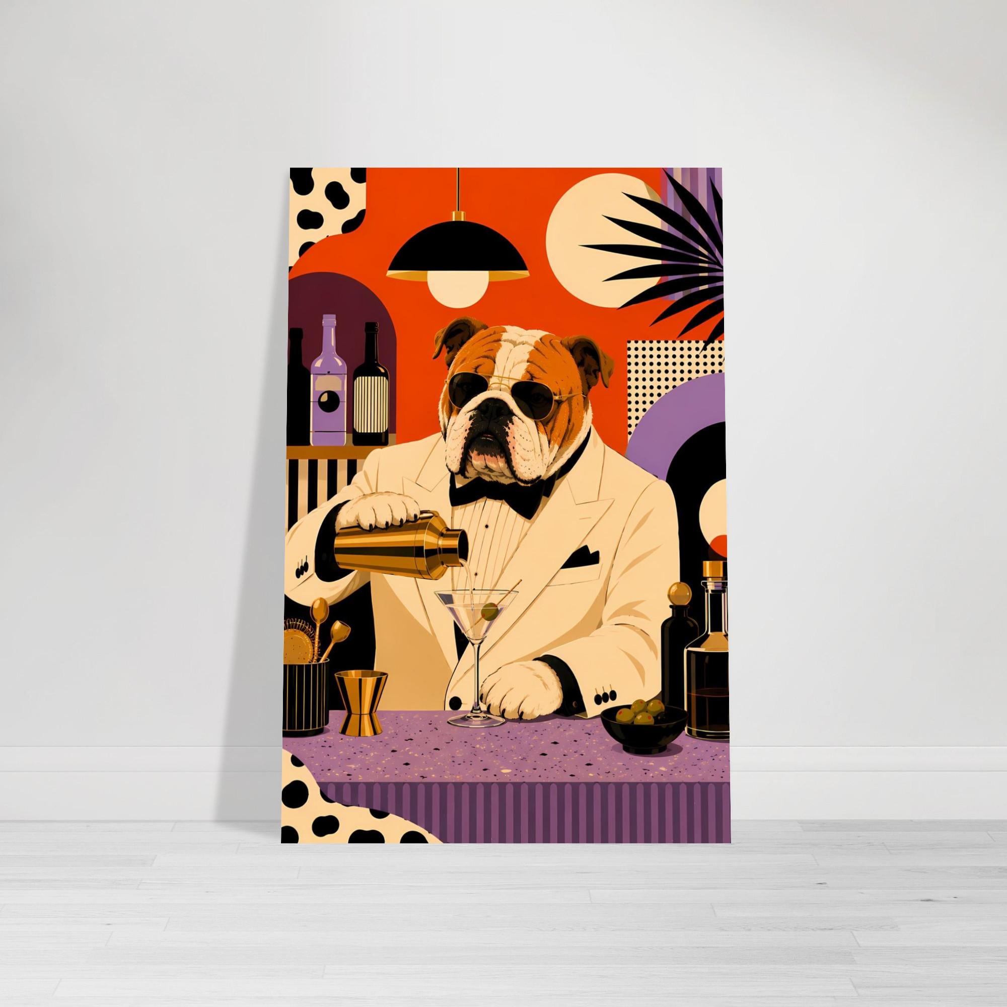 Mid Century Dog Wall Art — artwork