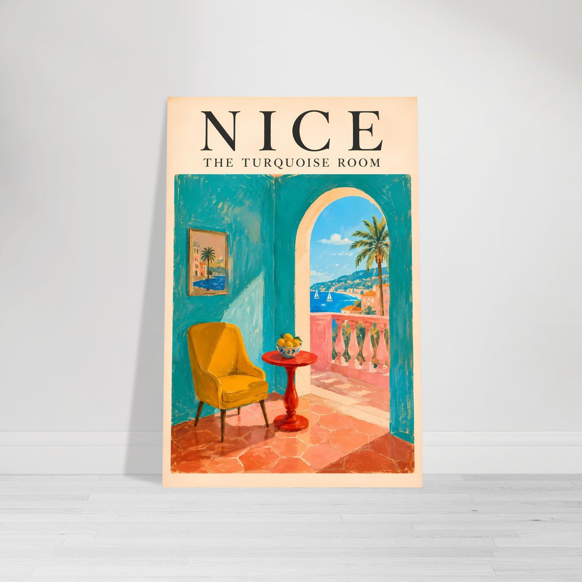 French Riviera Wall Art — artwork view 2