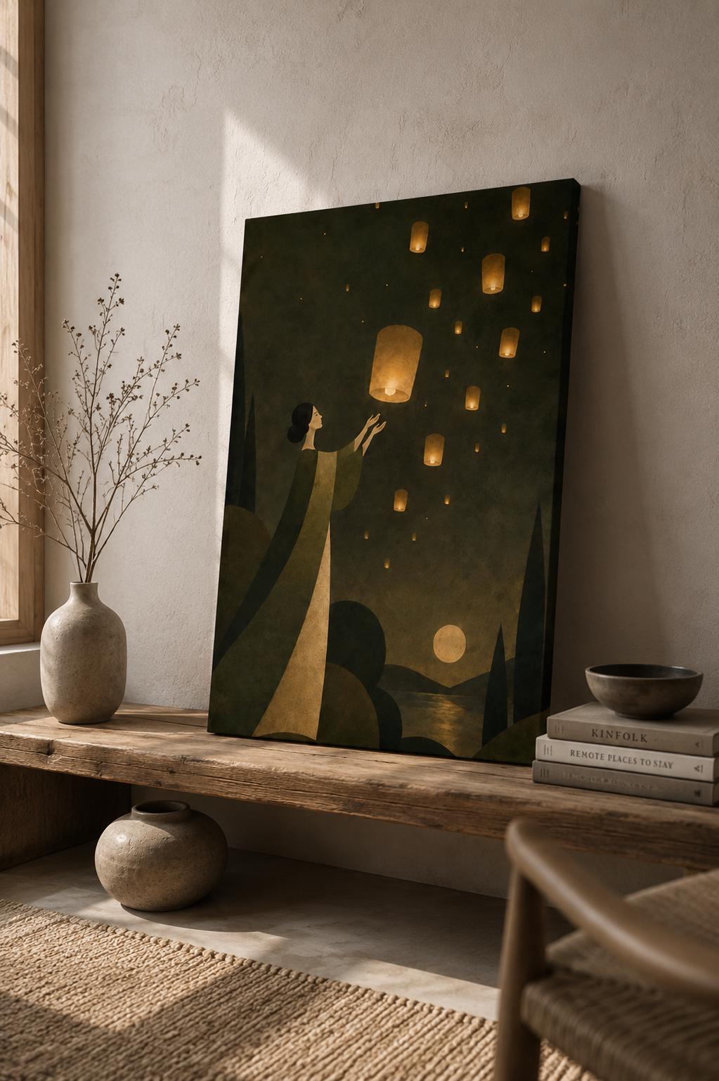 Folk Art Print — artwork view 2