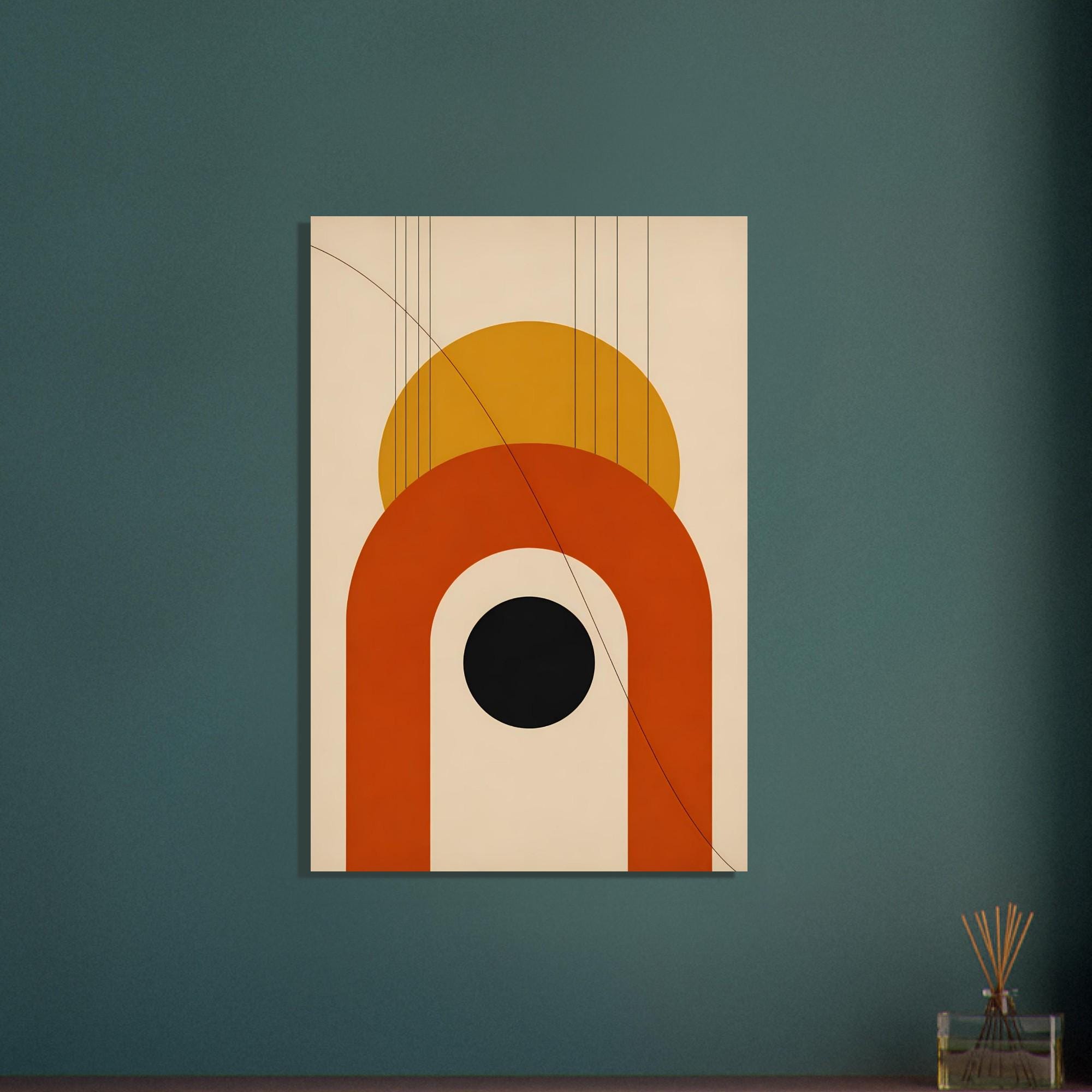 Bauhaus Geometric Wall Art — artwork