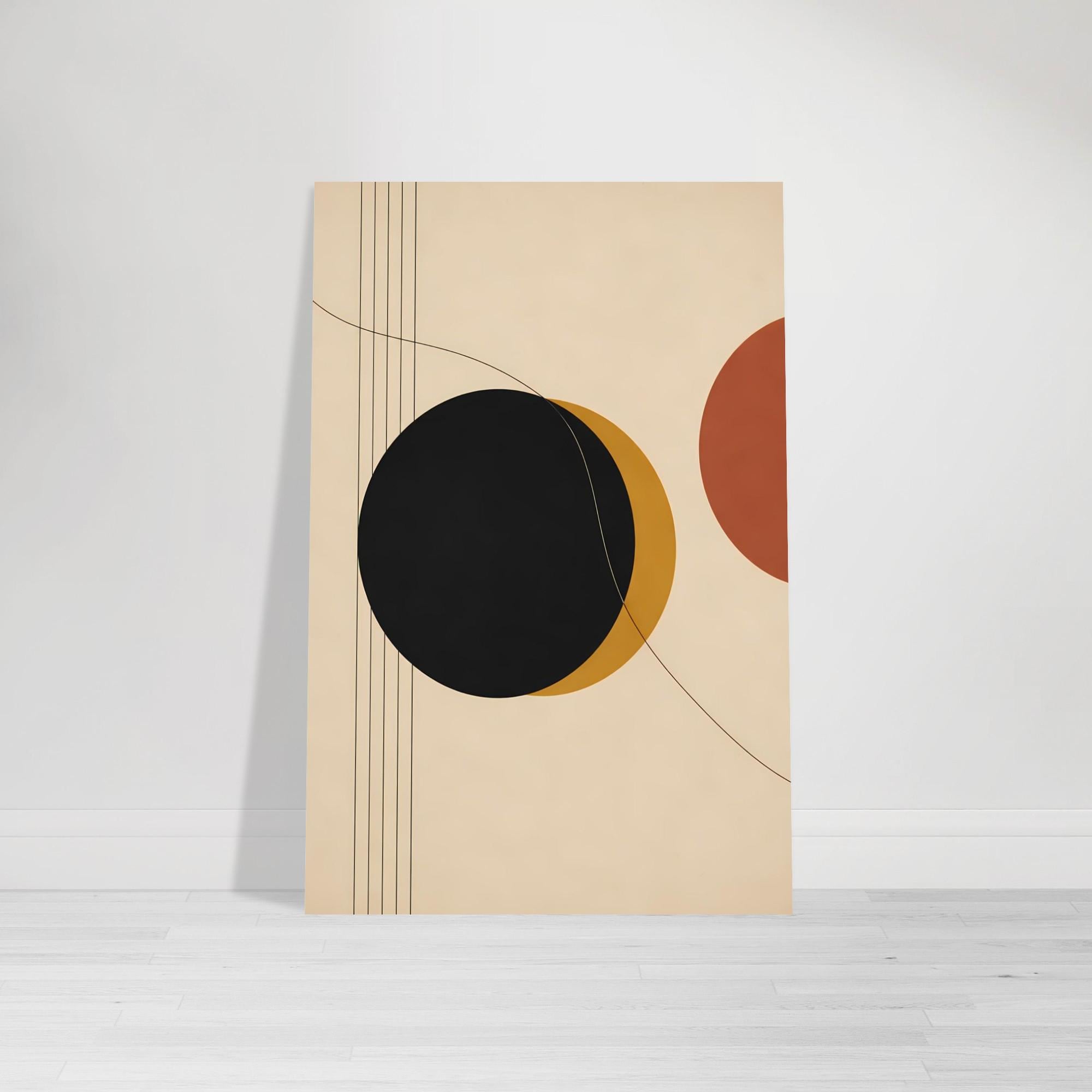 Bauhaus Geometric Wall Art — artwork view 2