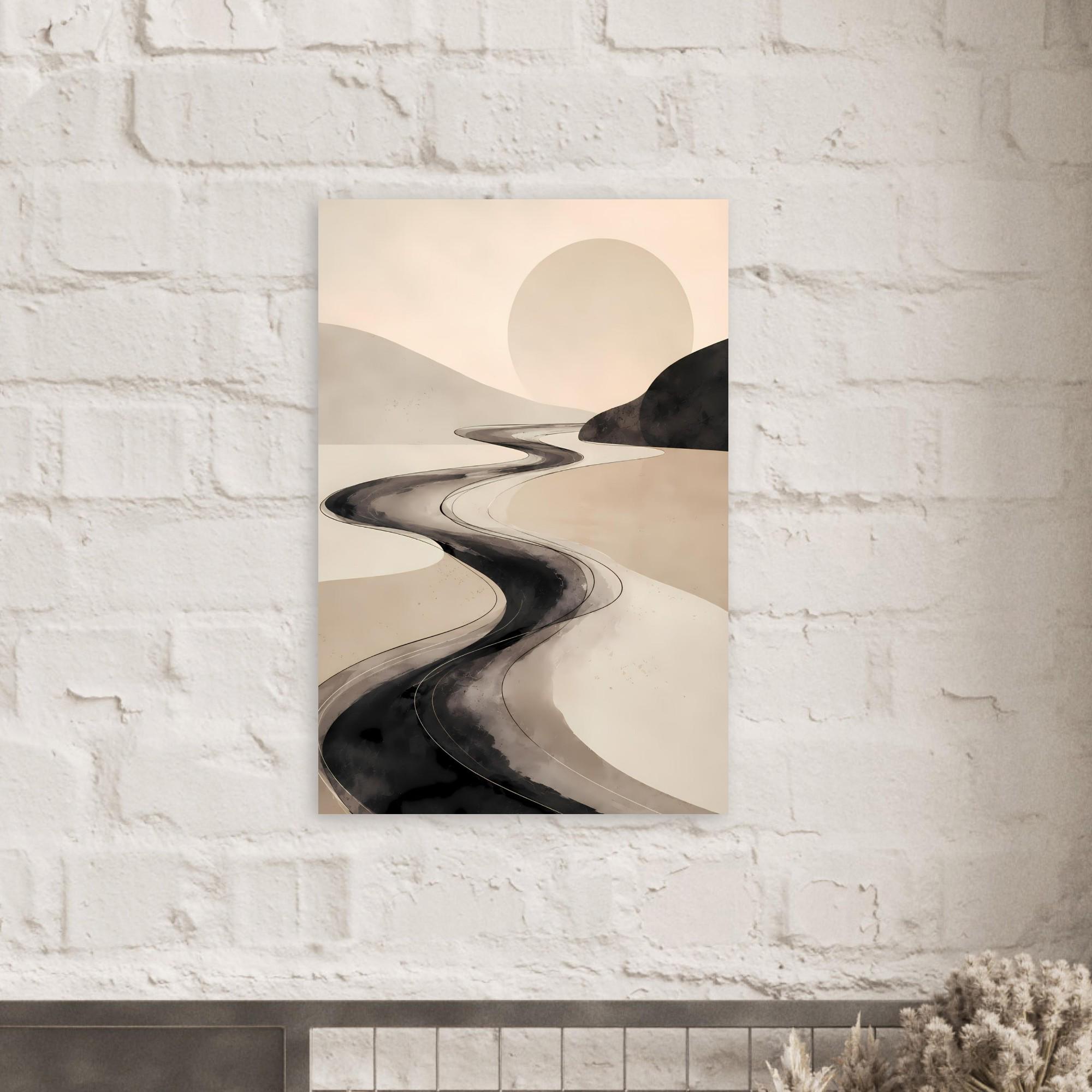 Japandi Landscape Wall Art — artwork