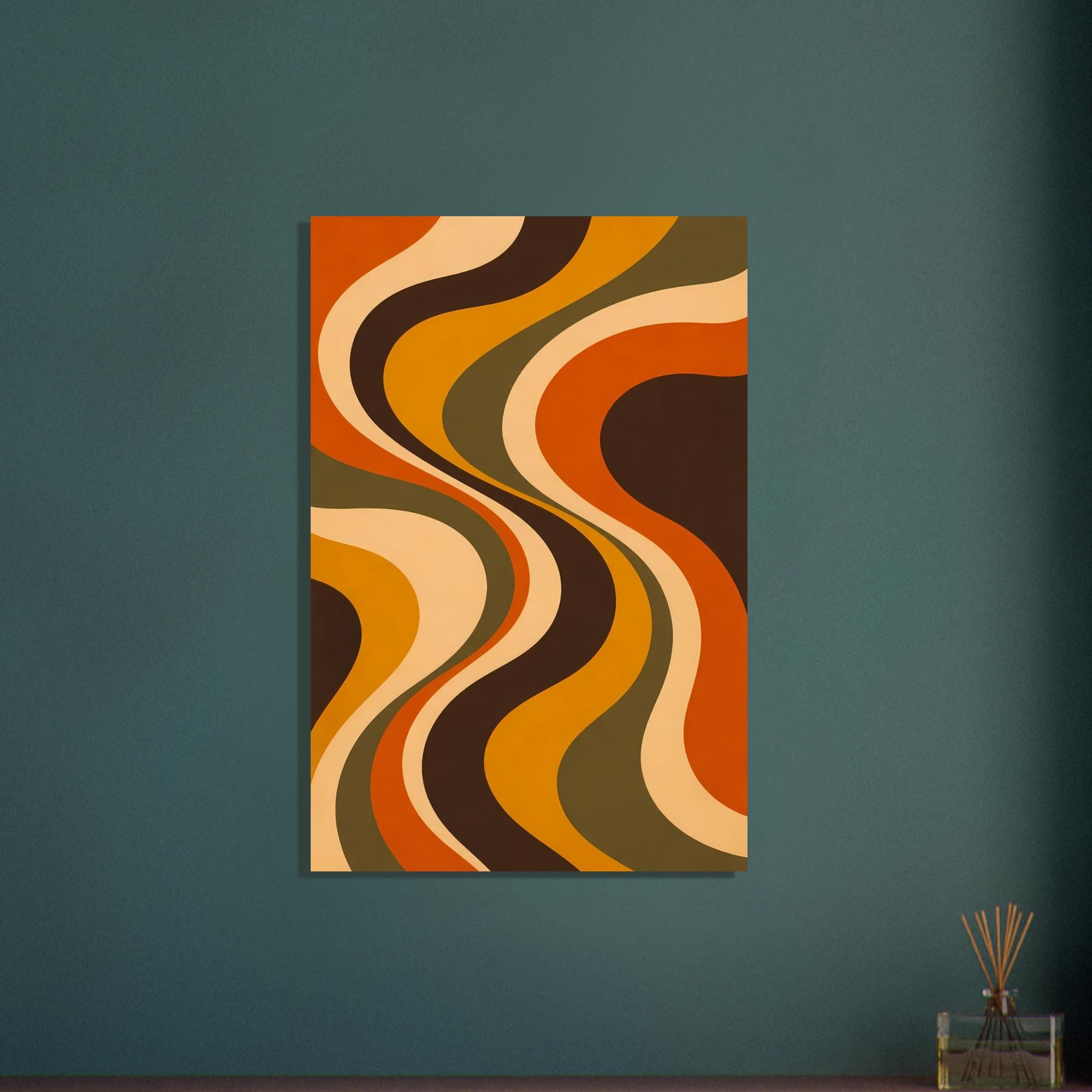 Mid Century Abstract Wall Art — artwork view 2