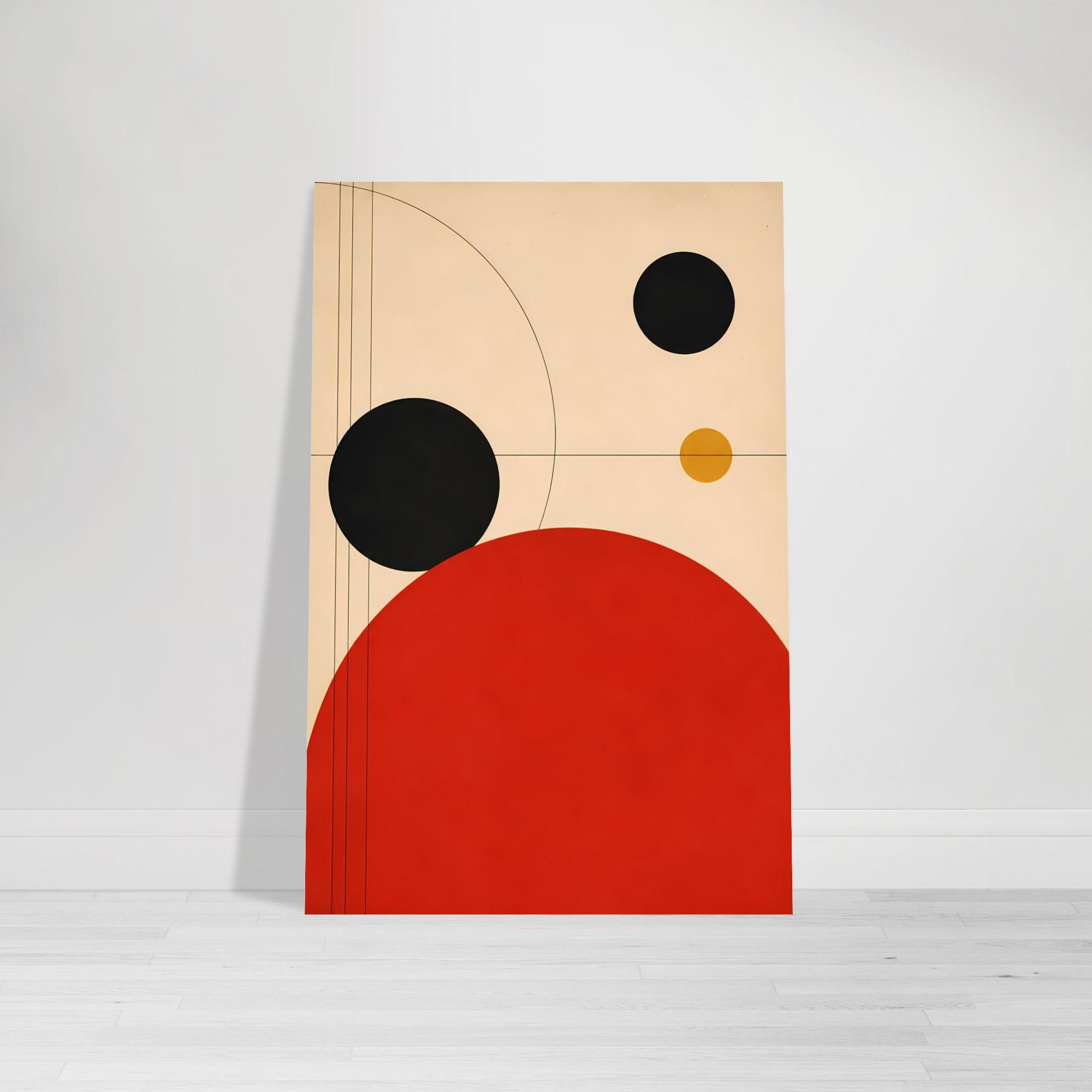 Bauhaus Geometric Wall Art — artwork view 2