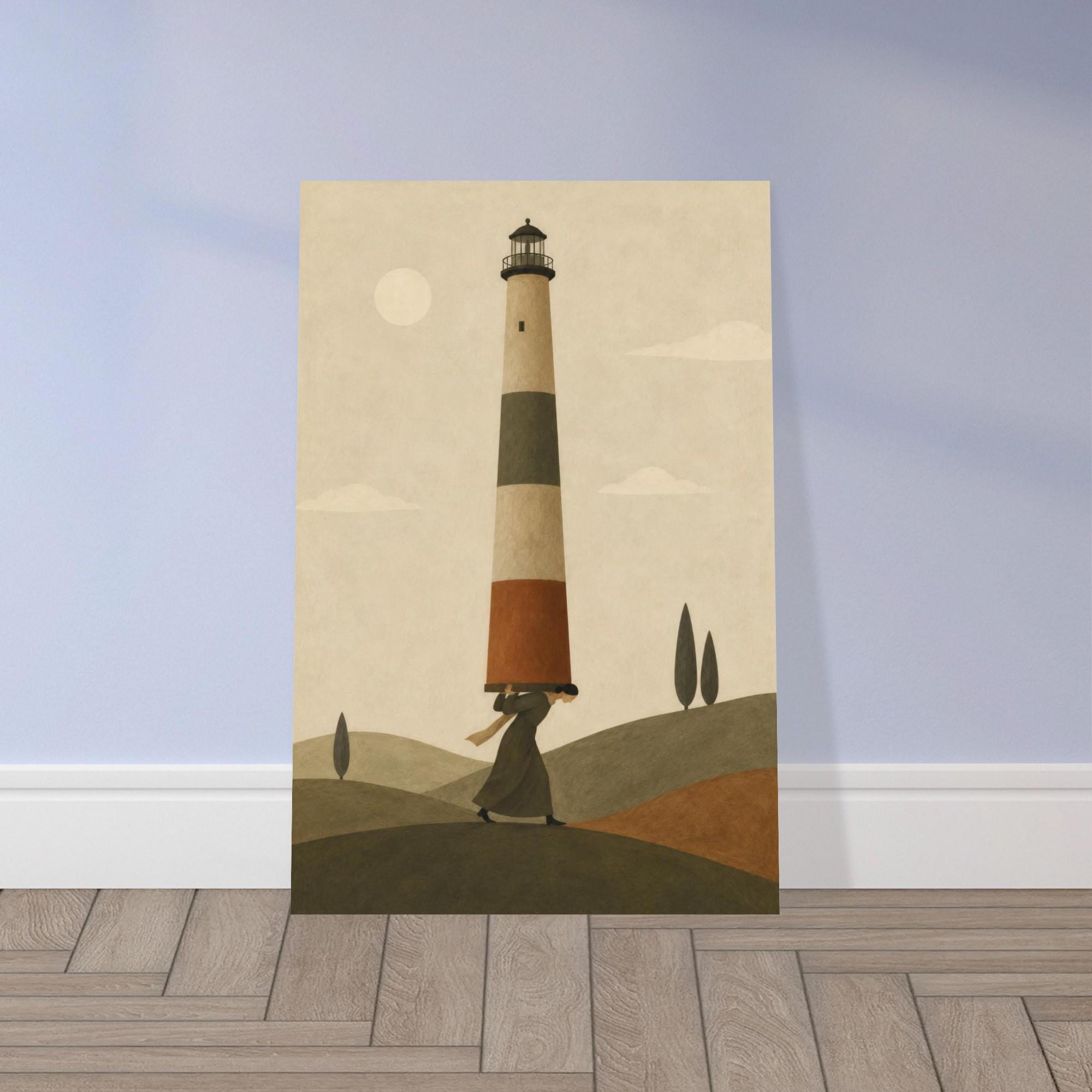 Vintage Landscape Wall Art — artwork view 2