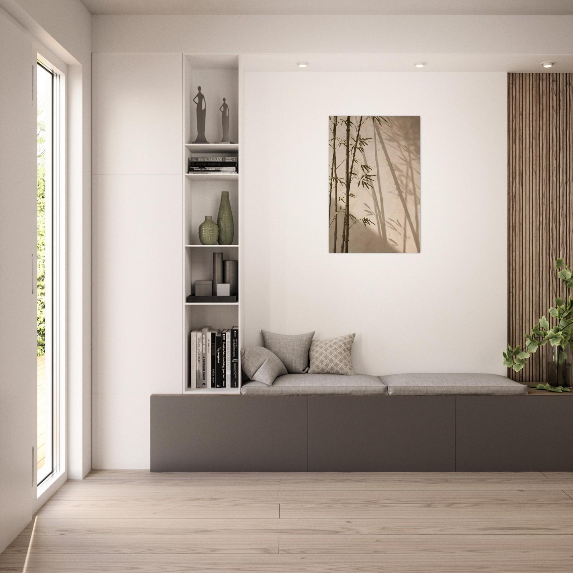 Japandi Botanical Wall Art — artwork view 2