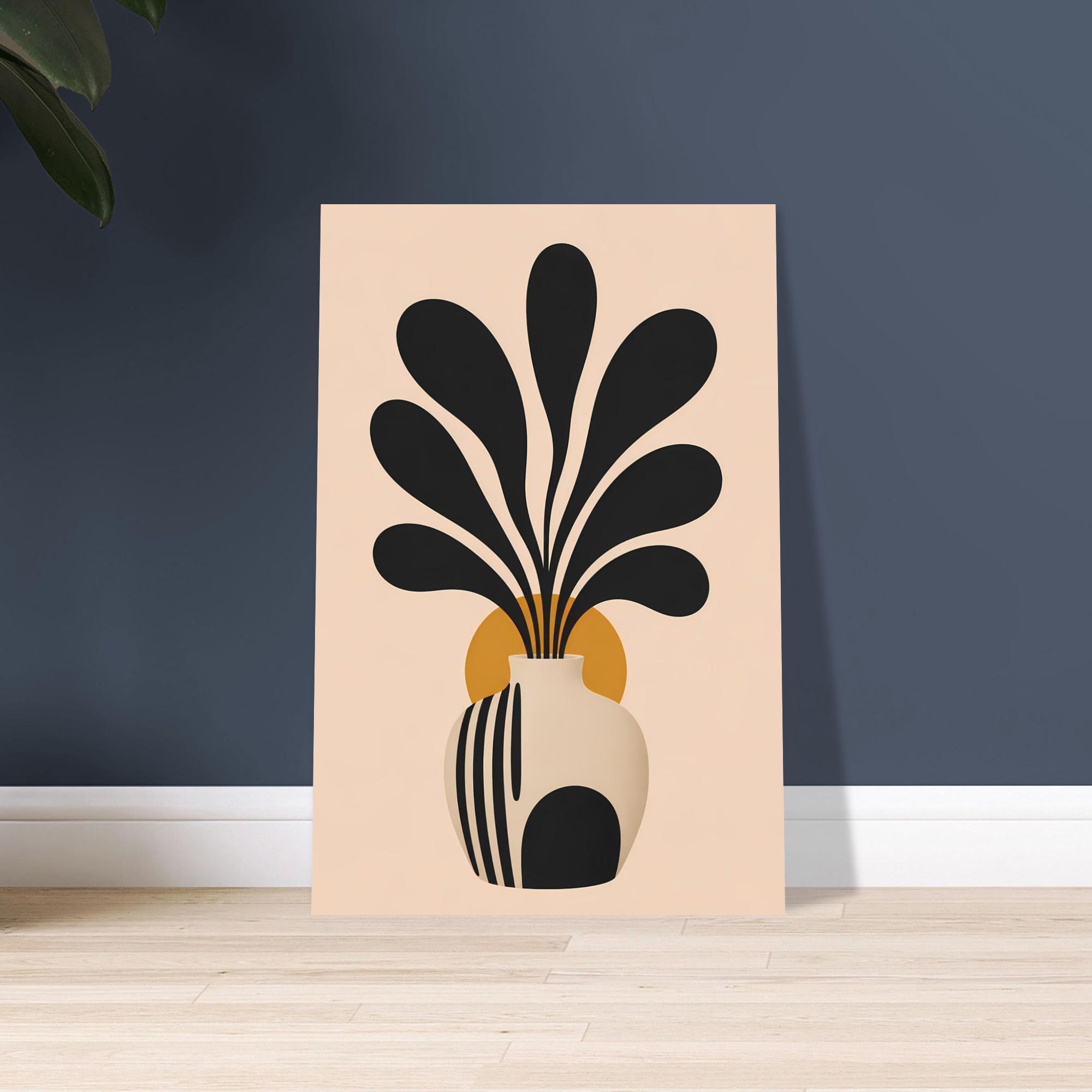 Mid Century Botanical Wall Art — artwork view 2