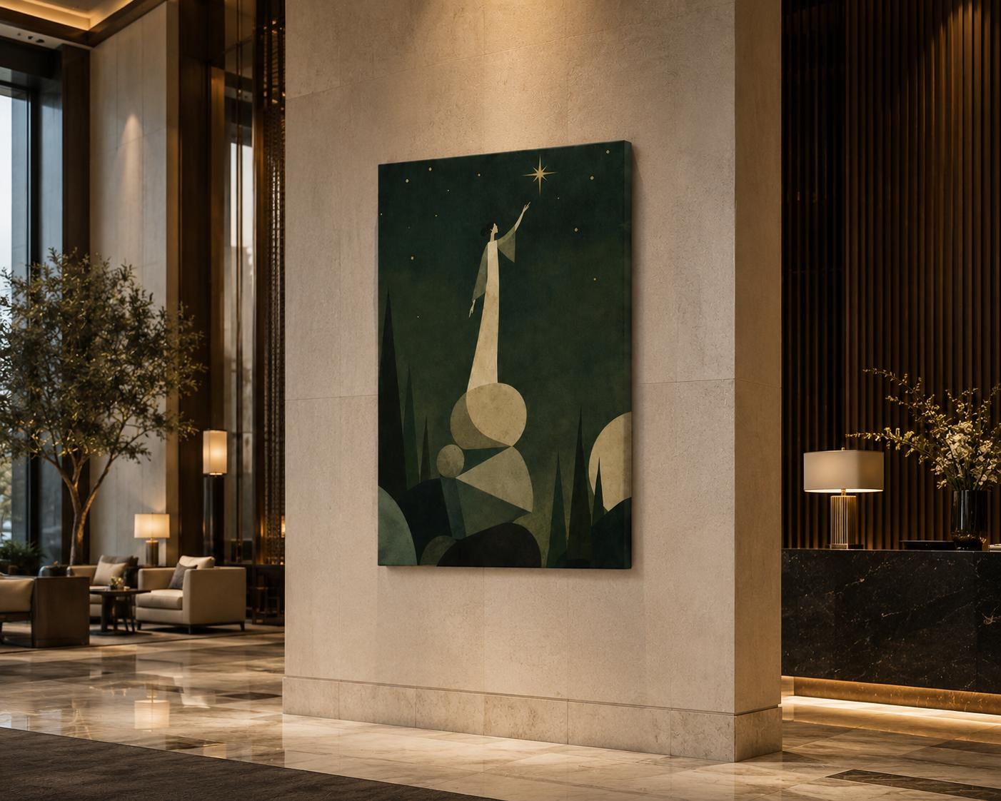 Scandinavian Abstract Wall Art — artwork