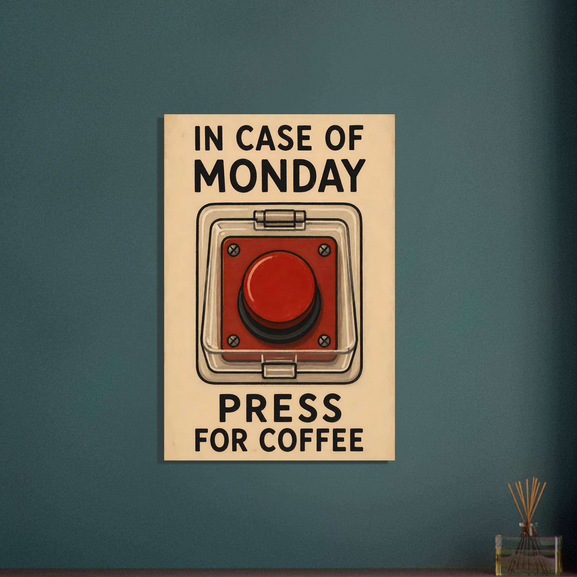 Retro Coffee Wall Art — artwork