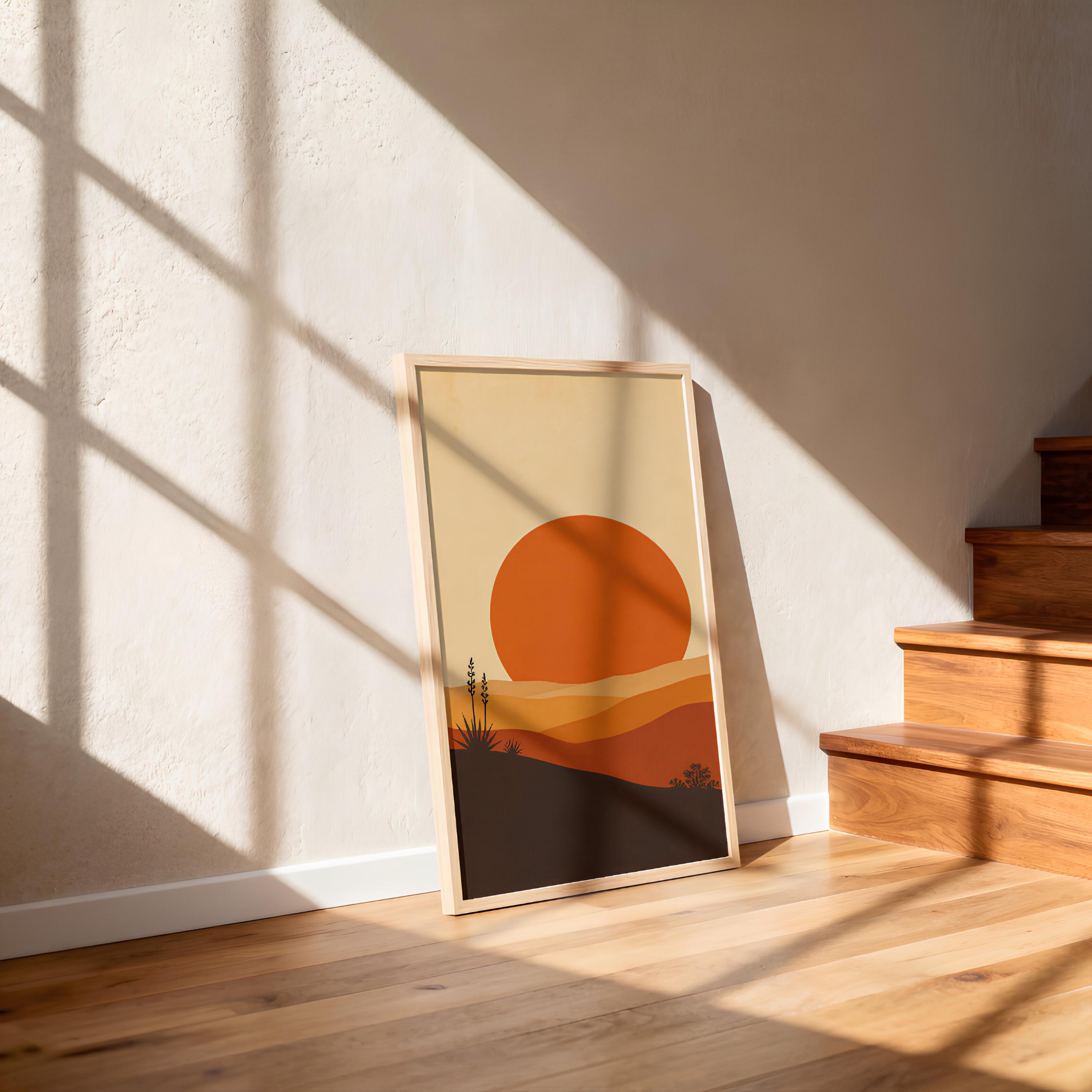 Mid Century Landscape Wall Art — artwork