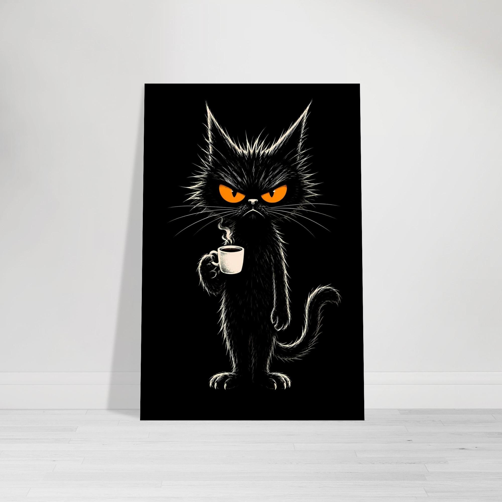 Funny Cat Wall Art — artwork