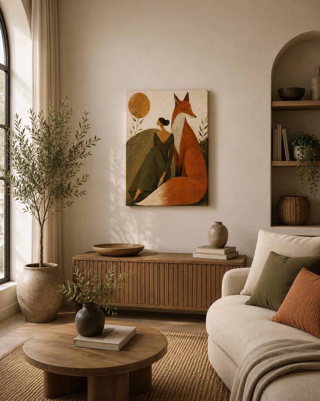 Scandinavian Abstract Wall Art — artwork