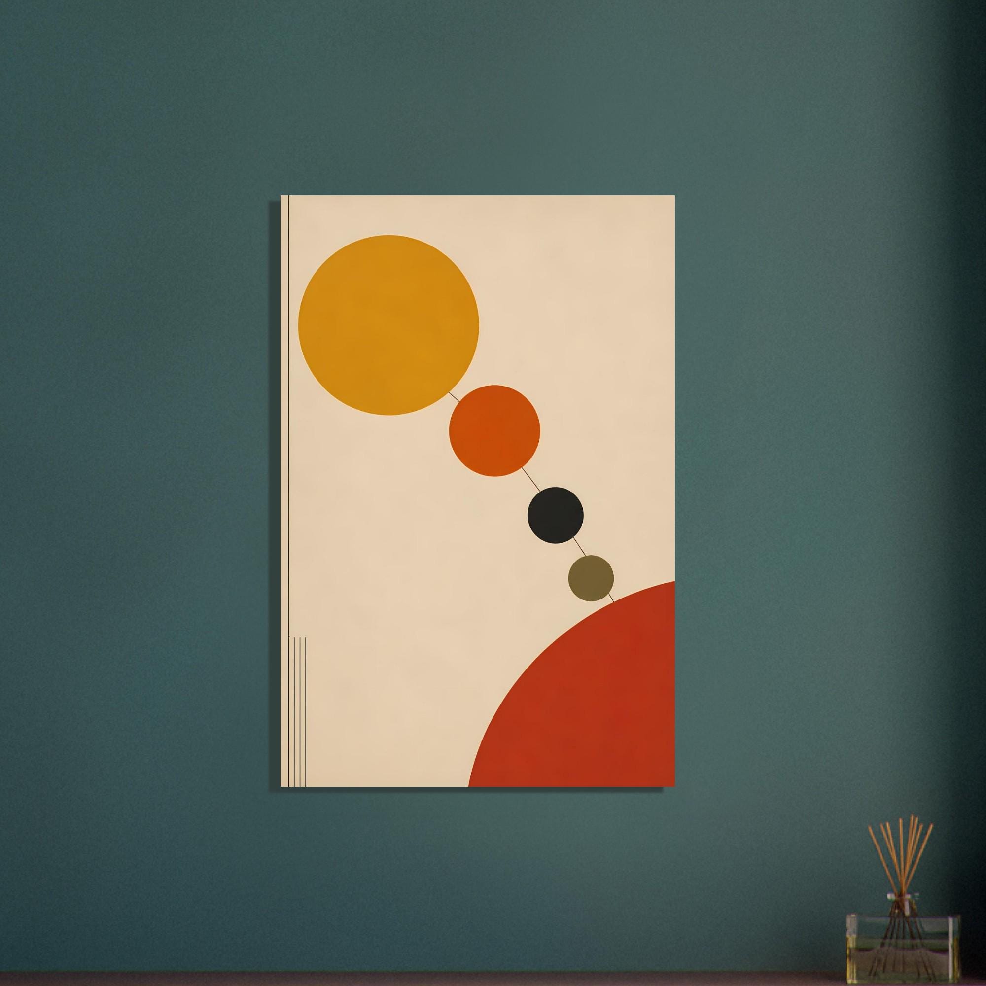Bauhaus Geometric Wall Art — artwork