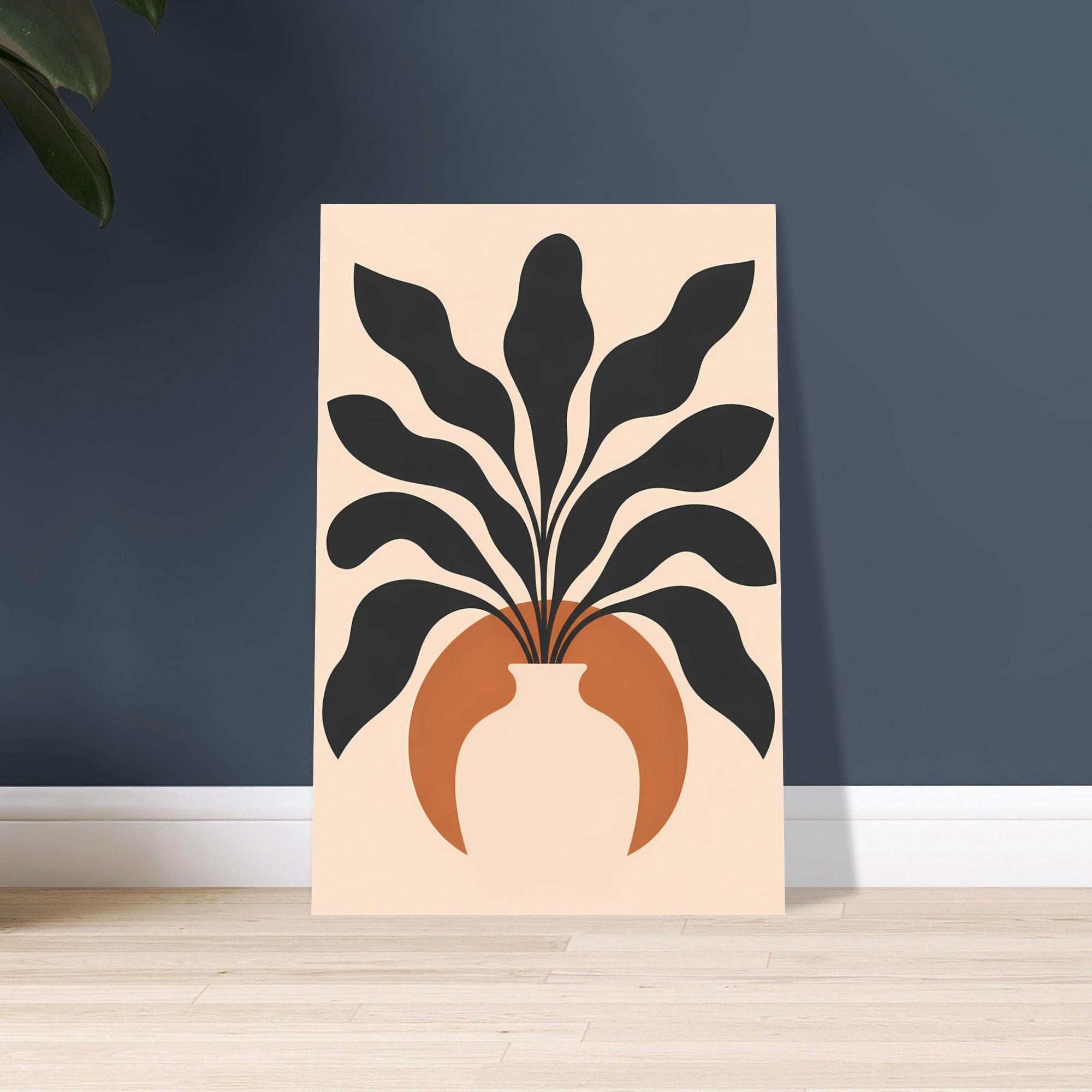 Scandinavian Botanical Wall Art — artwork view 2