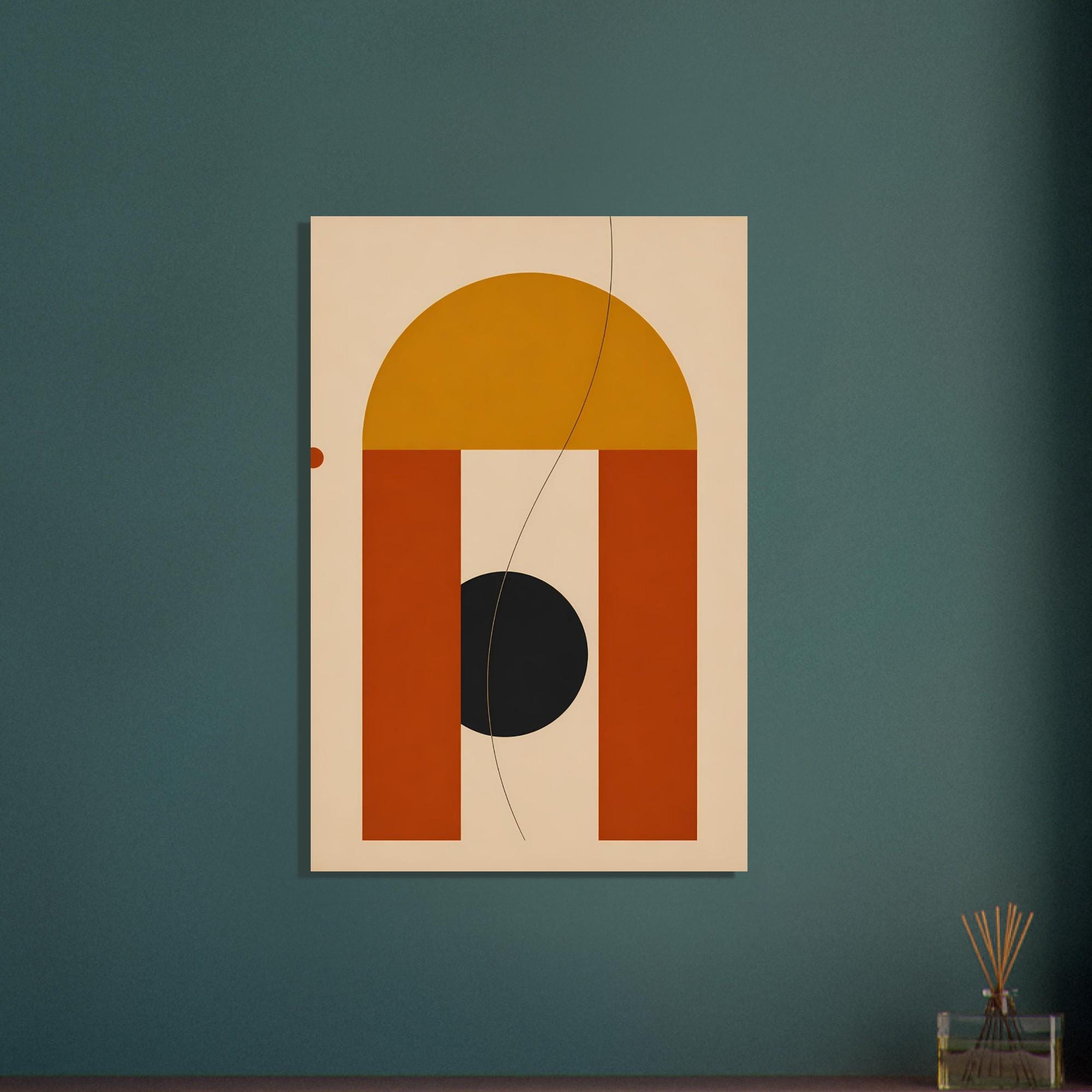 Bauhaus Geometric Wall Art — artwork