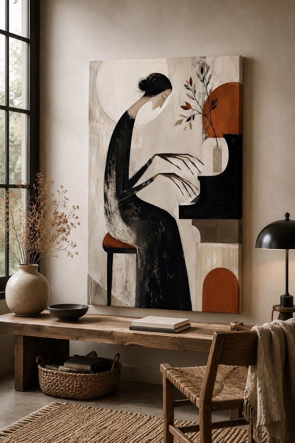 Scandinavian Abstract Wall Art — artwork