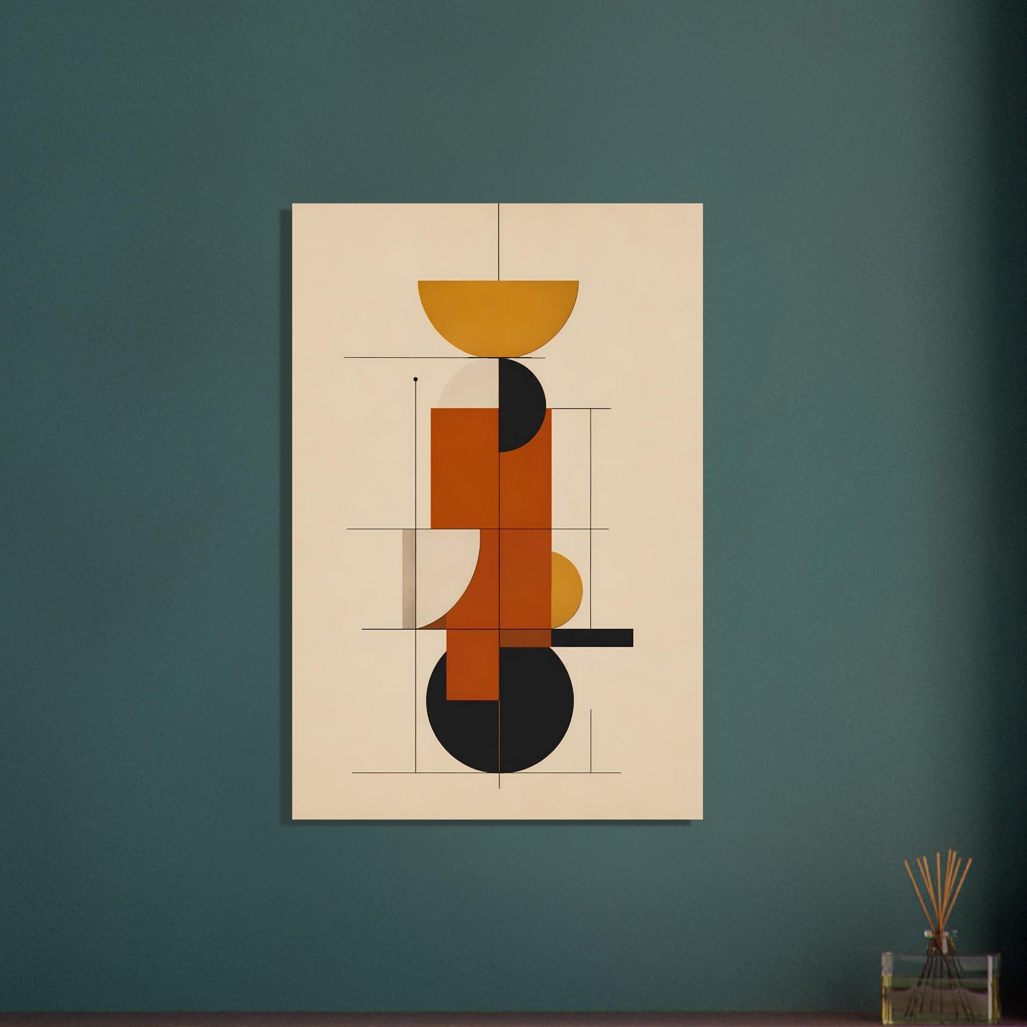 Bauhaus Geometric Wall Art — artwork