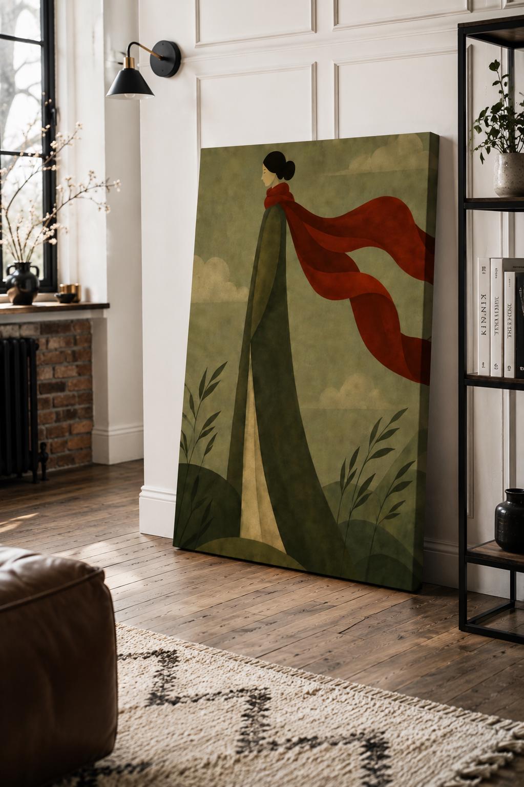 Scandinavian Woman Wall Art — artwork view 2