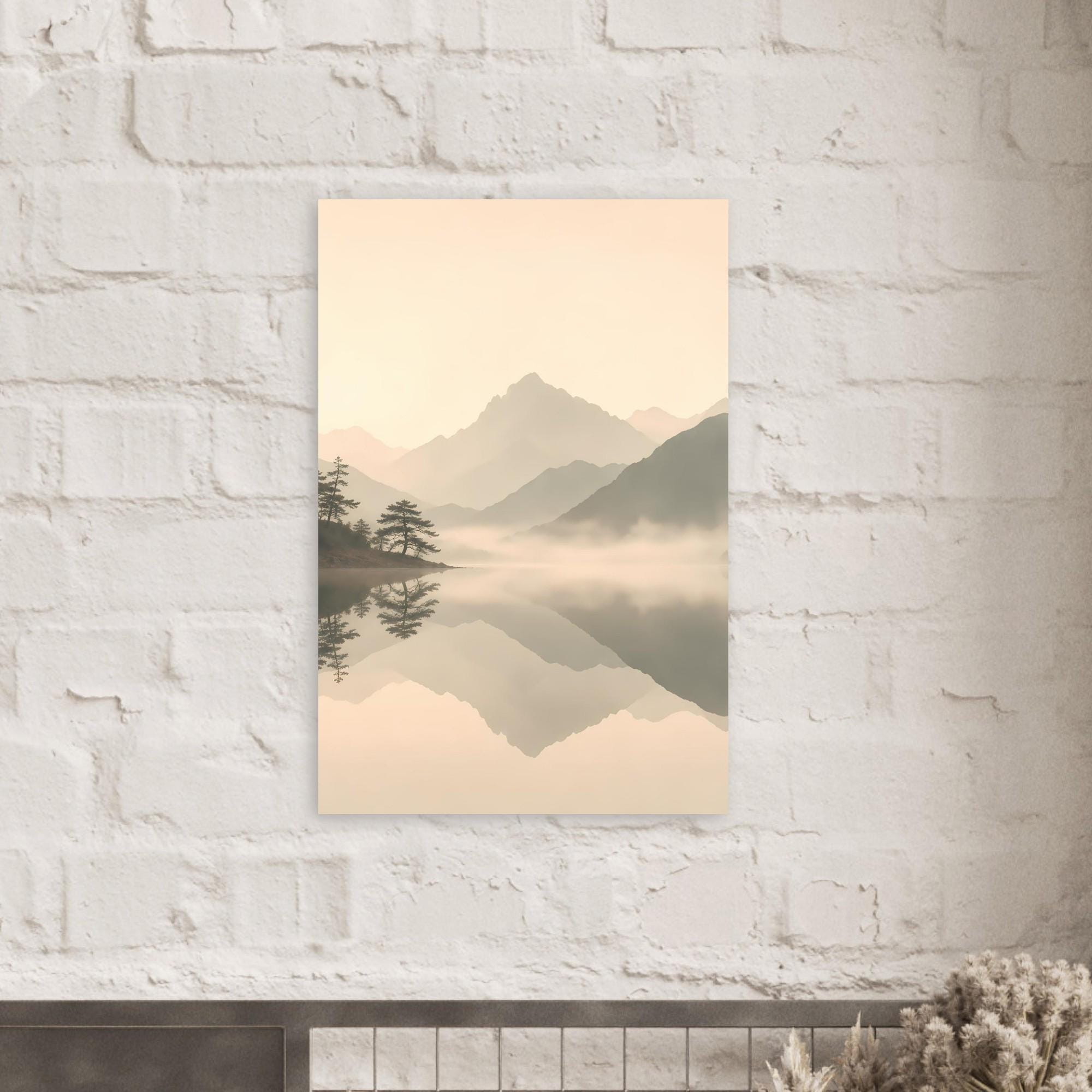 Japandi Landscape Wall Art — artwork