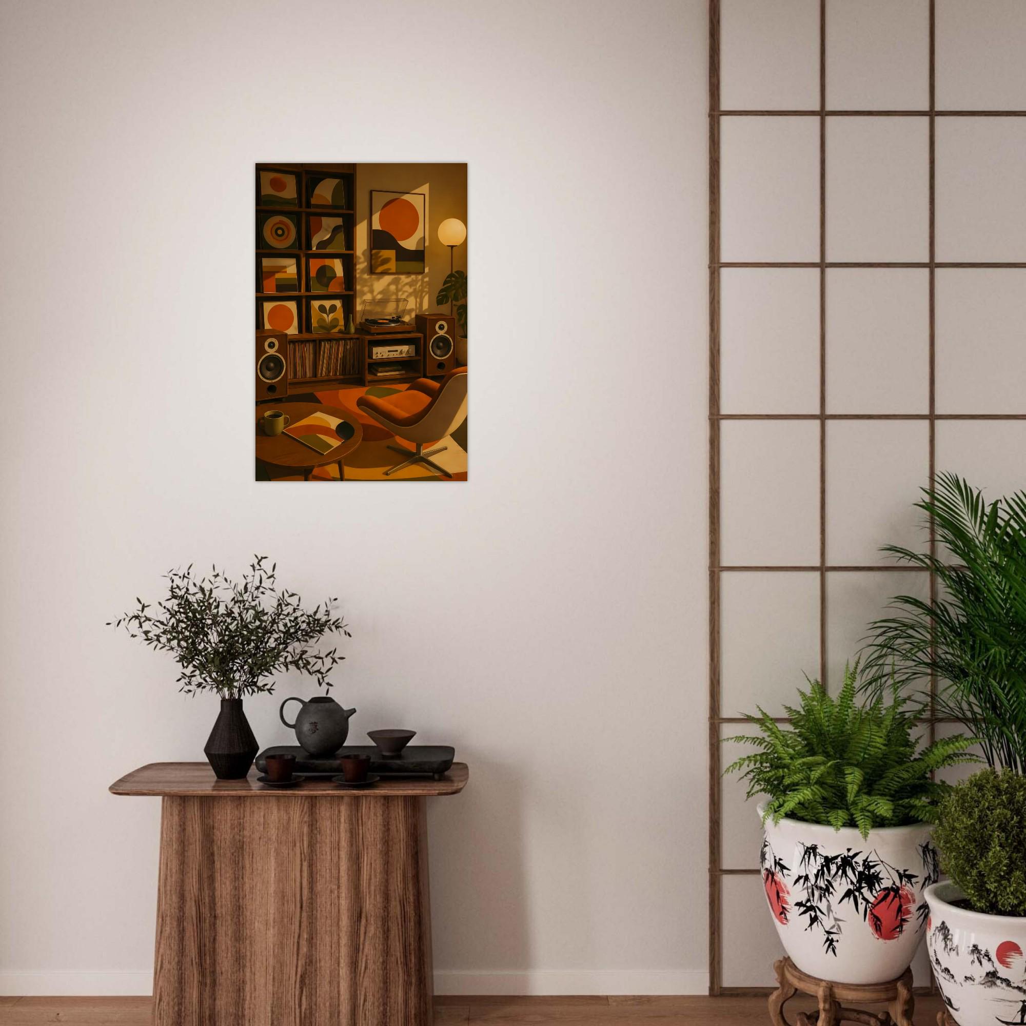 Mid Century Abstract Wall Art — artwork view 2