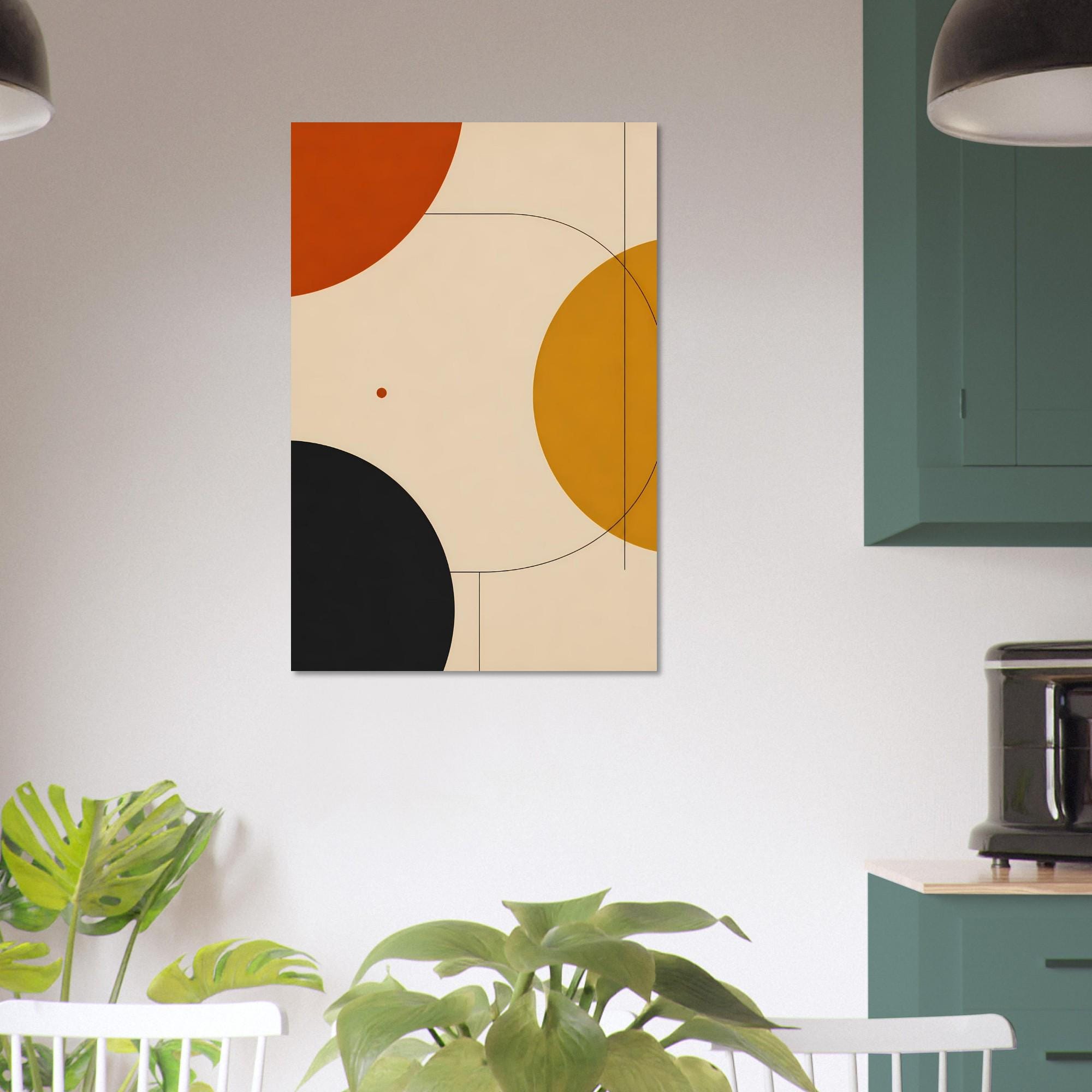 Bauhaus Geometric Wall Art — artwork view 2