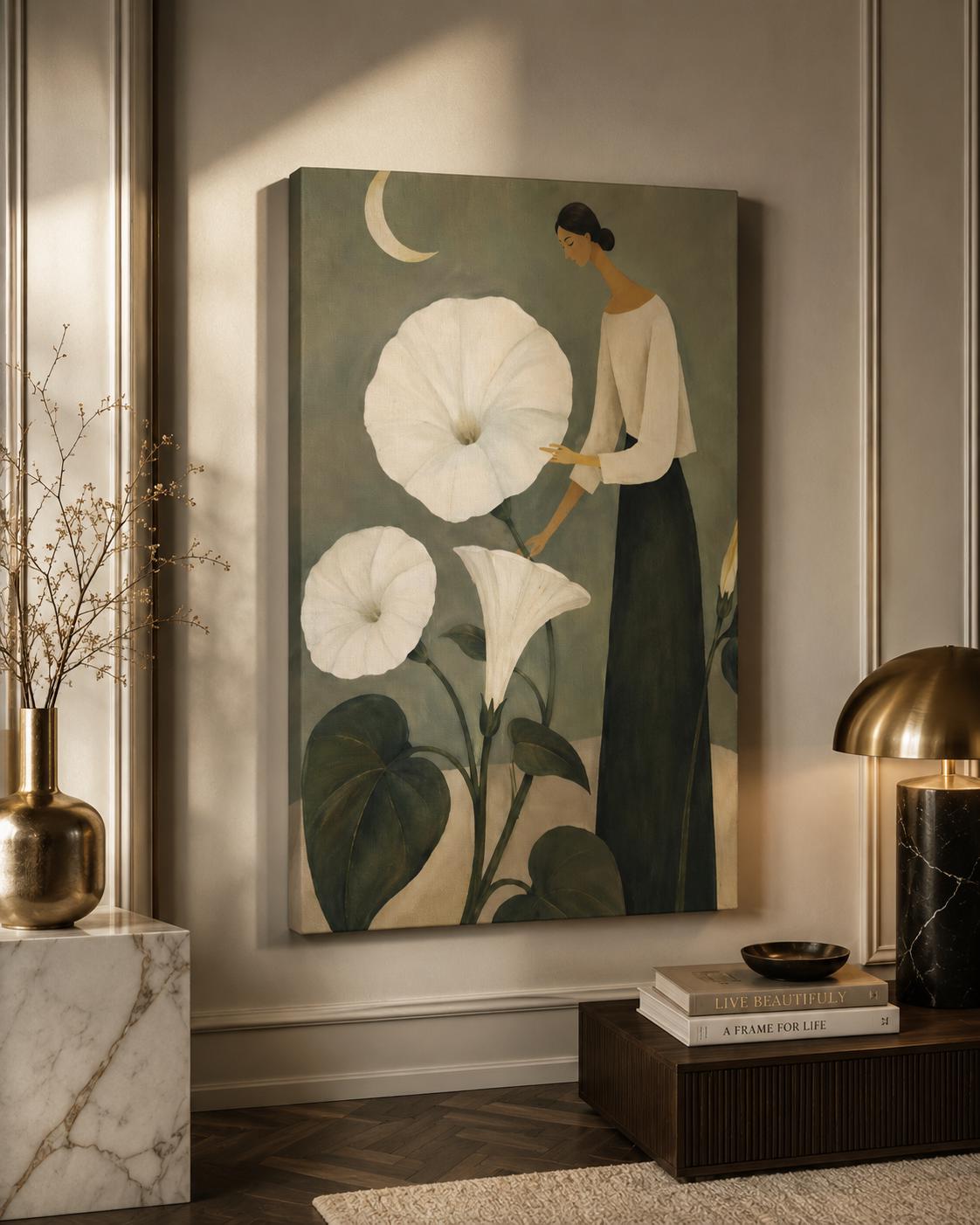 Scandinavian Botanical Wall Art — artwork view 2