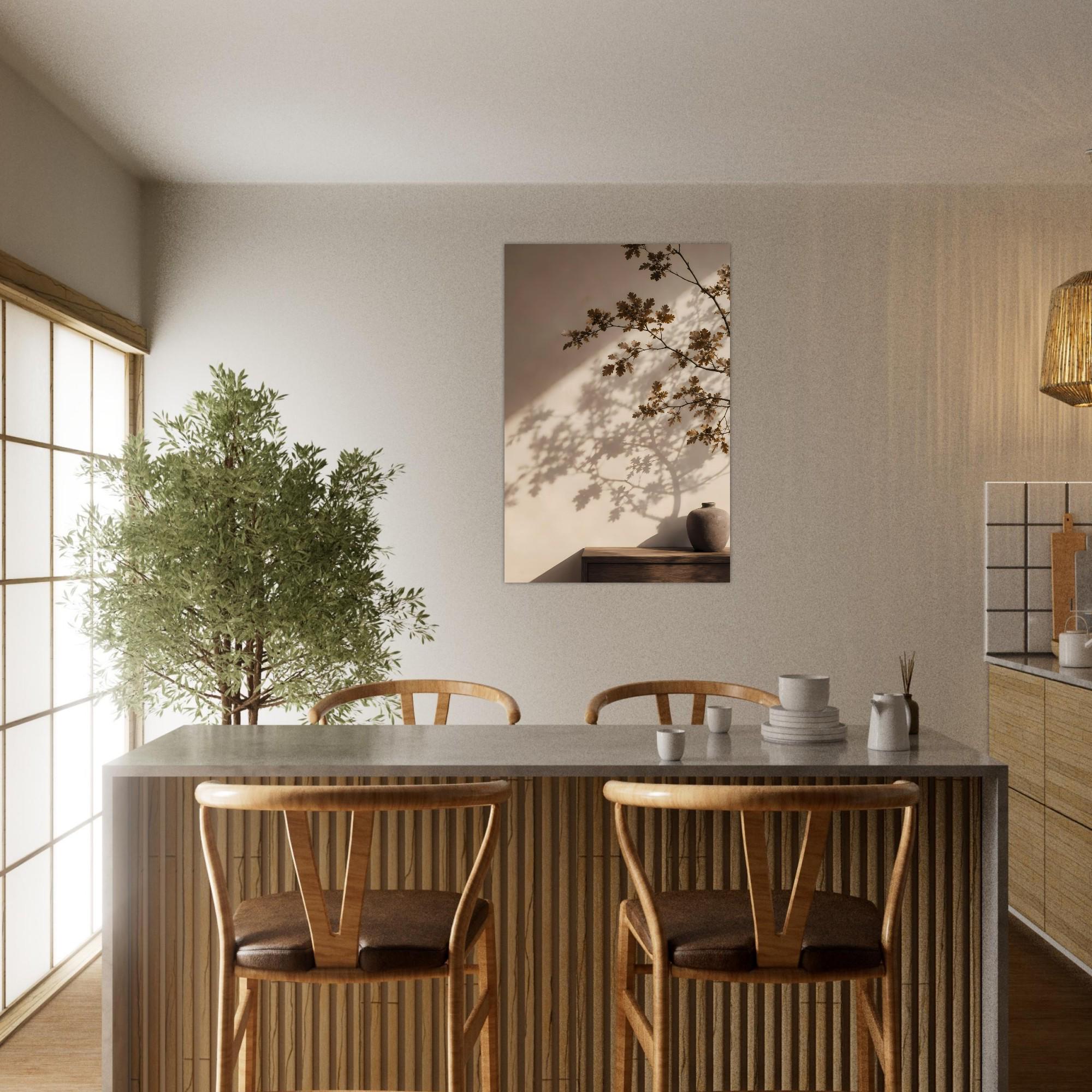 Japandi Botanical Wall Art — artwork view 2