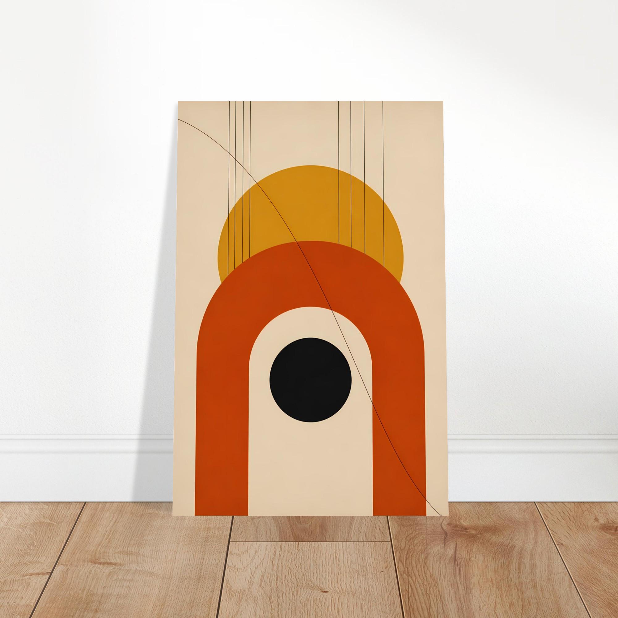 Bauhaus Geometric Wall Art — artwork view 2