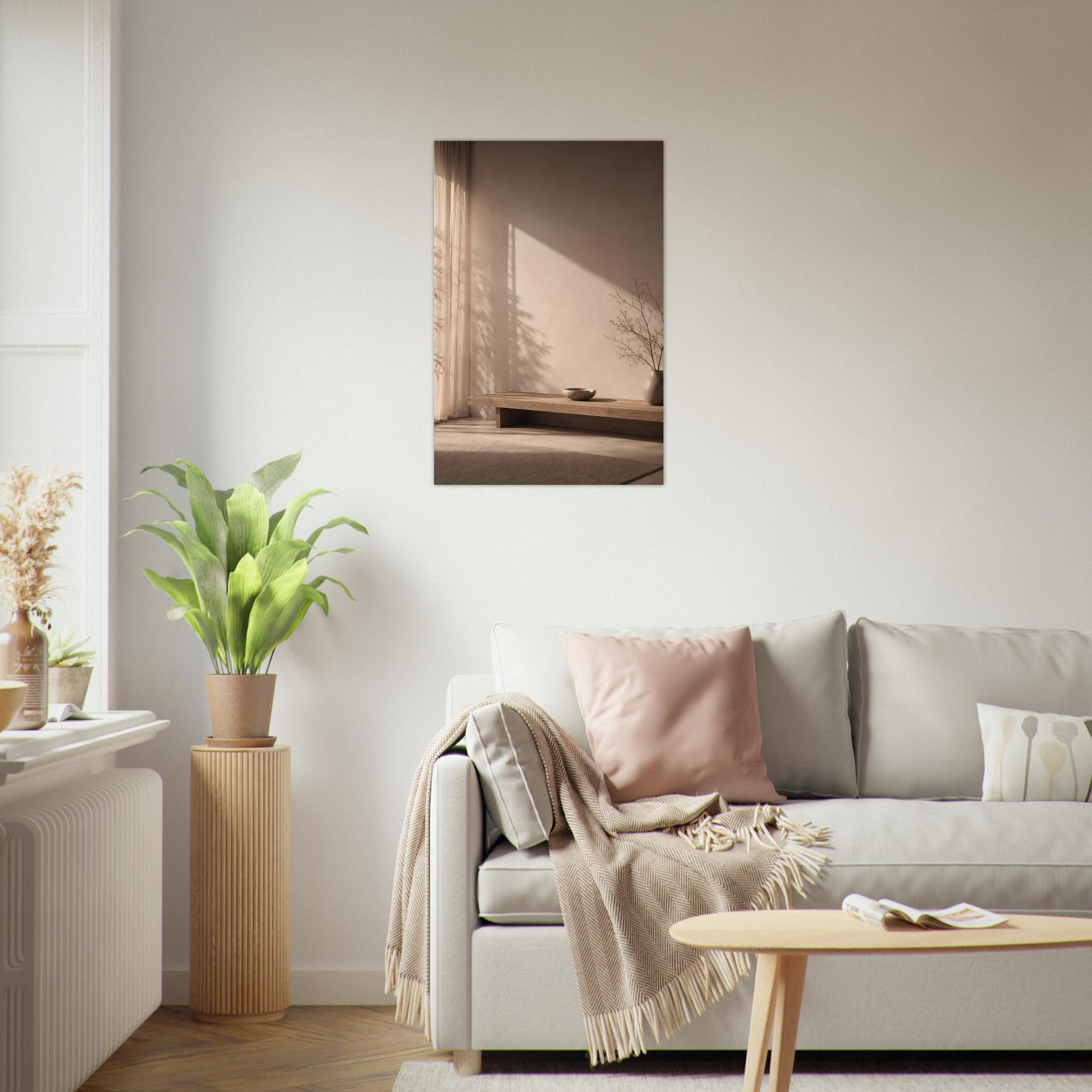 Japandi Botanical Wall Art — artwork view 2