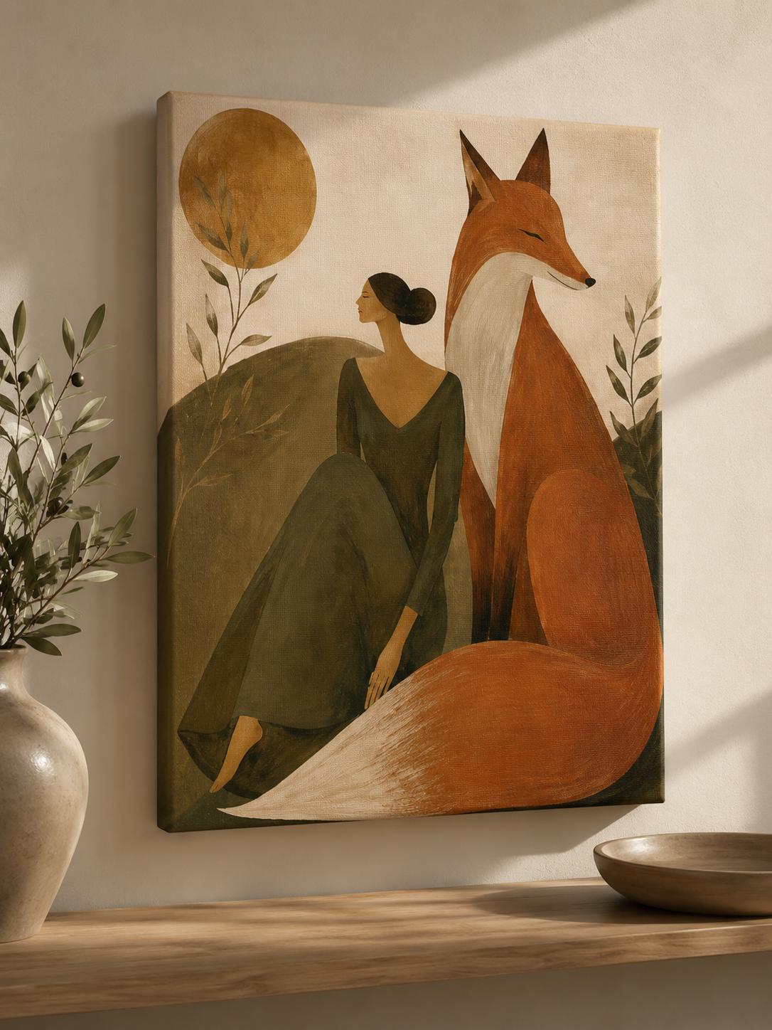 Scandinavian Abstract Wall Art — artwork view 2