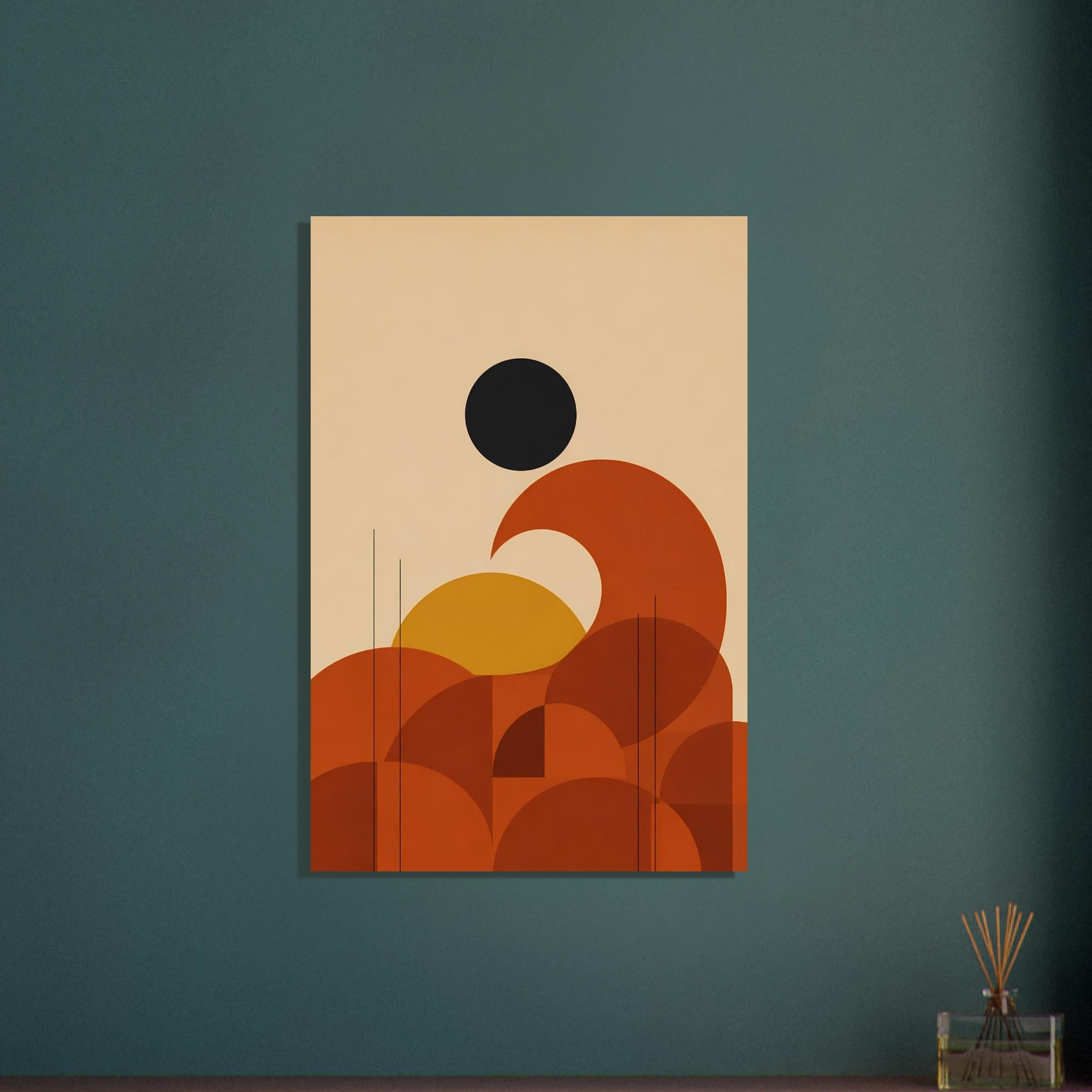Bauhaus Geometric Wall Art — artwork