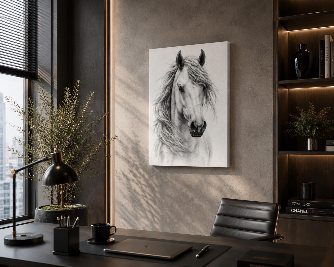 Horse Canvas Wall Art — artwork view 2