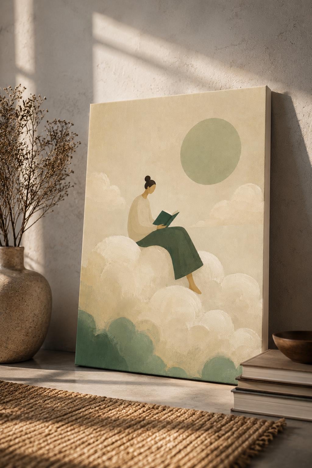 Mid Century Woman Wall Art — artwork view 2