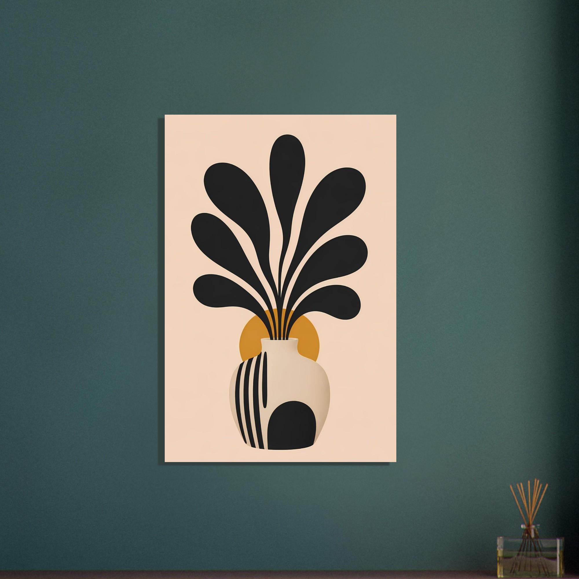 Mid Century Botanical Wall Art — artwork
