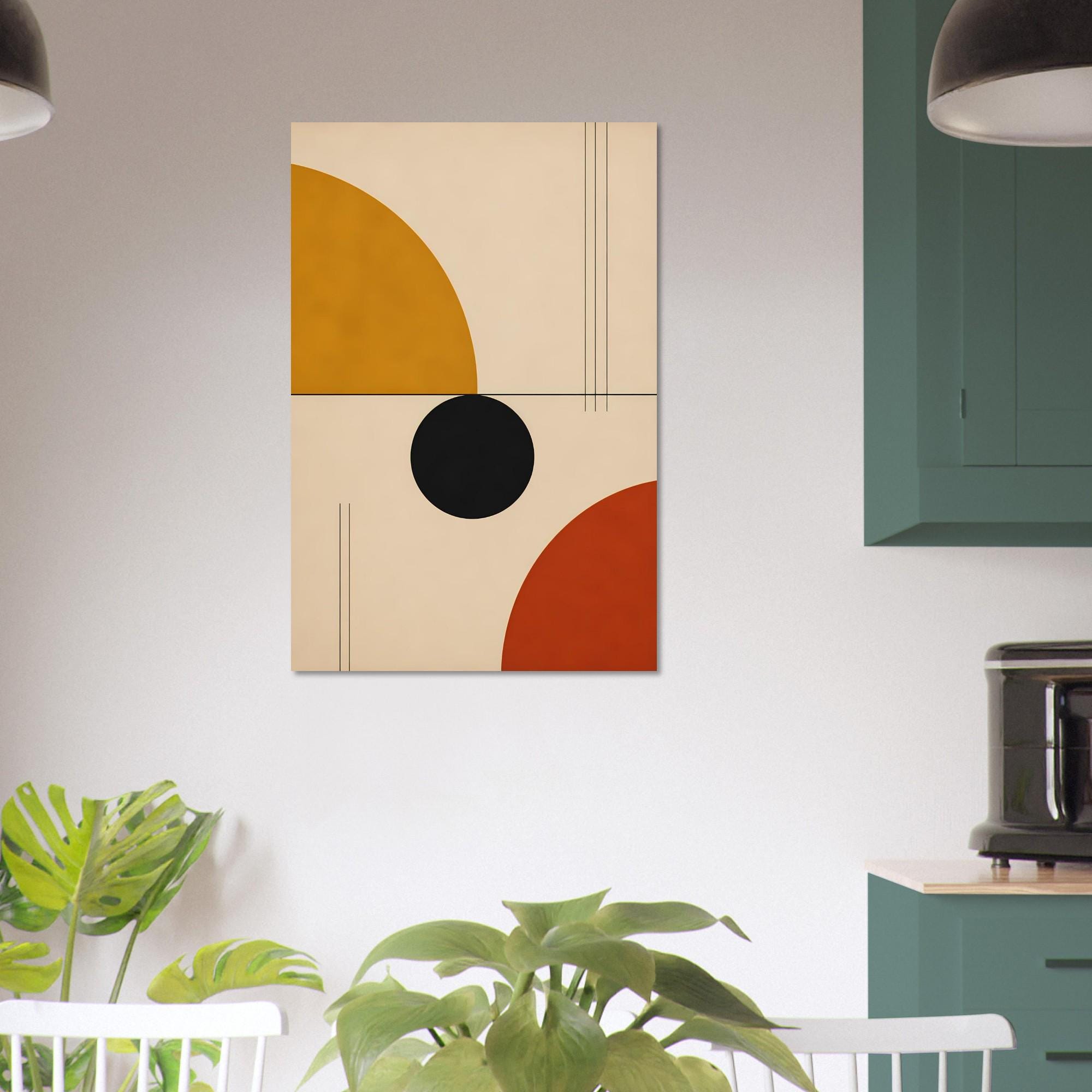 Bauhaus Geometric Wall Art — artwork view 2