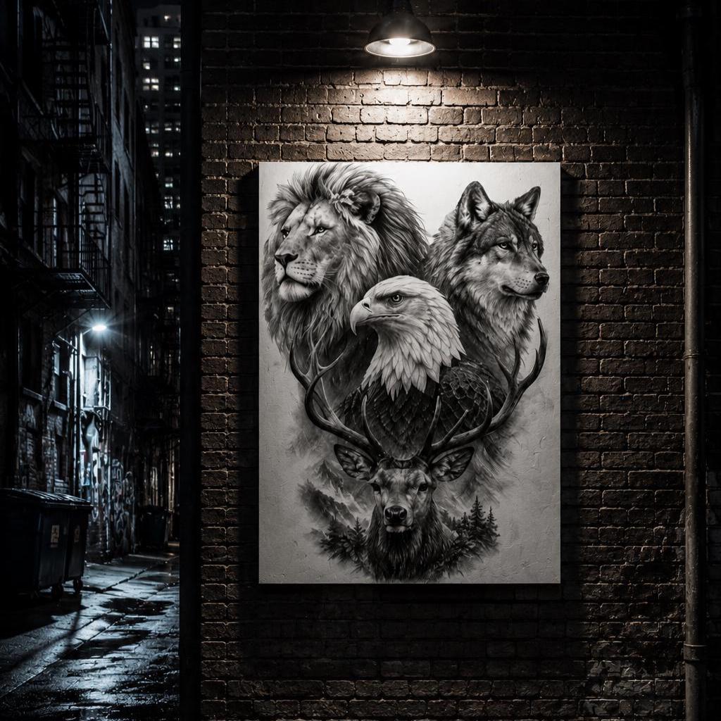 Animal Canvas Wall Art — artwork