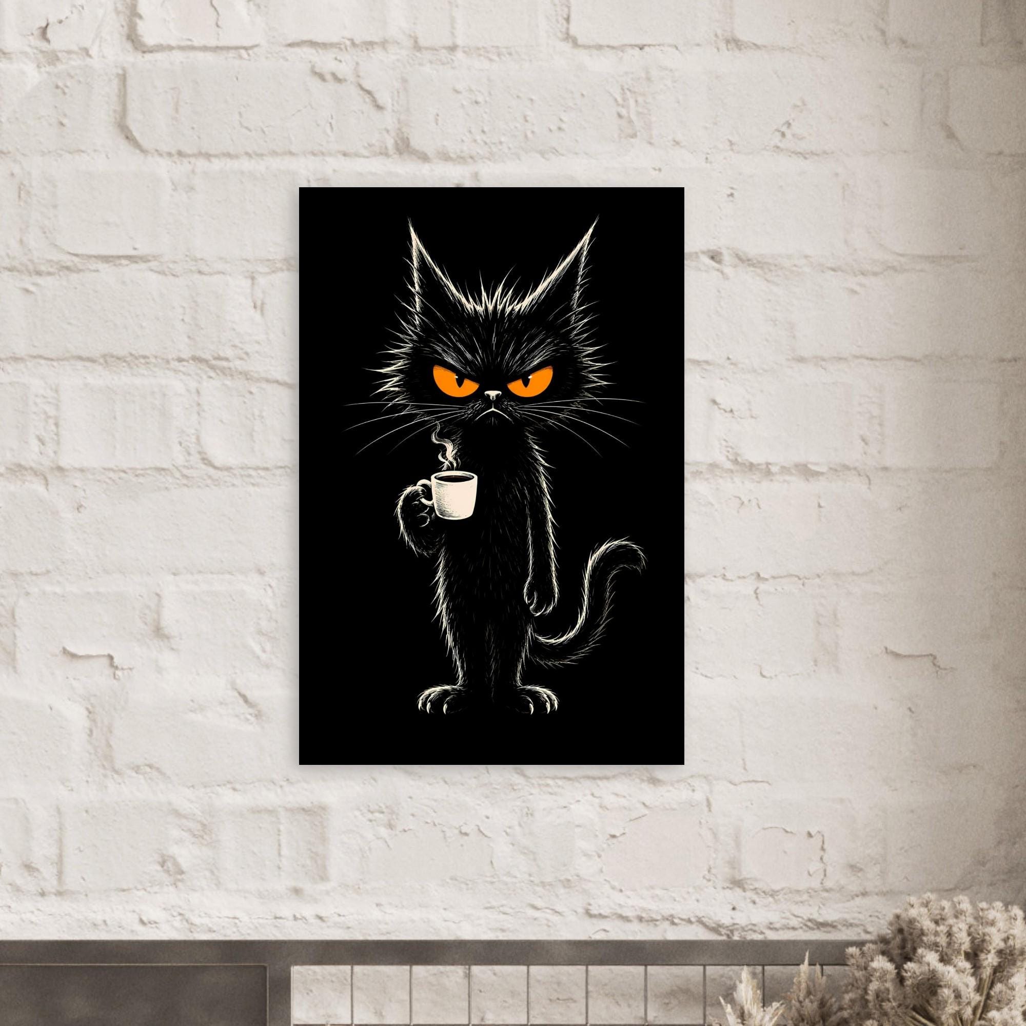 Funny Cat Wall Art — artwork view 2