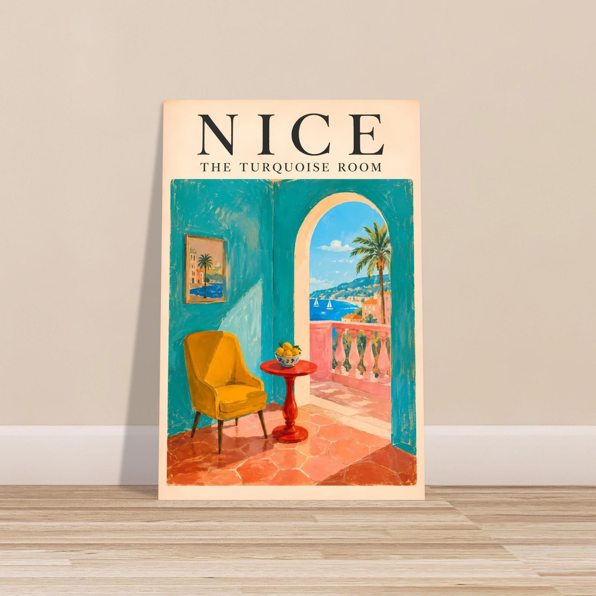 French Riviera Wall Art — artwork