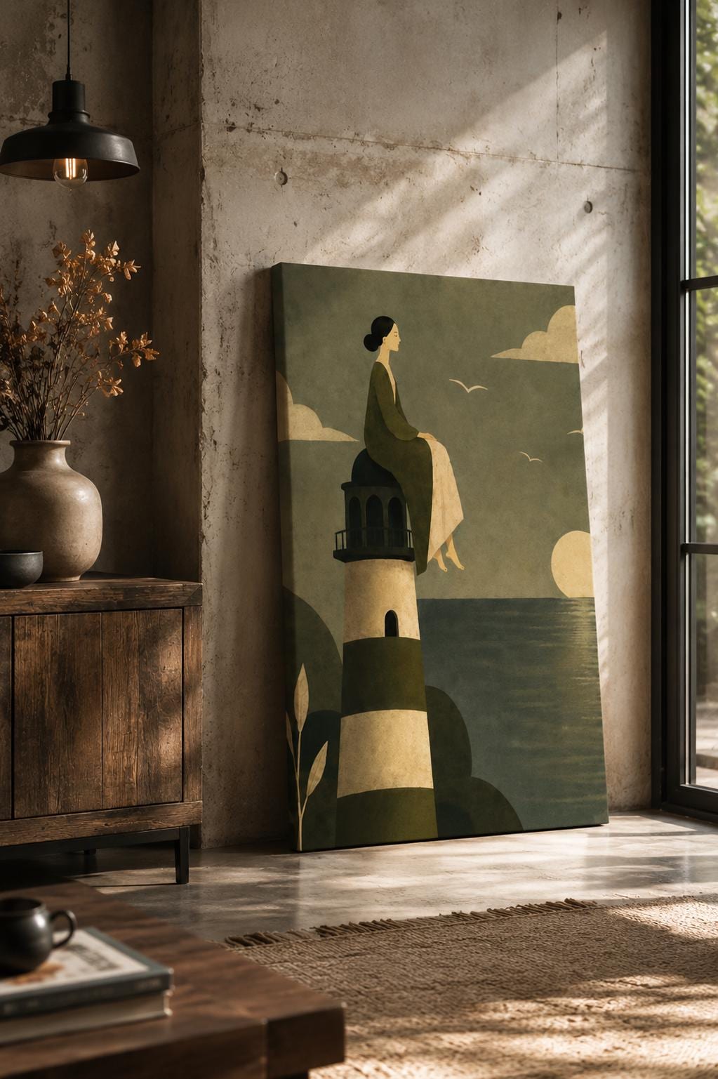 Scandinavian Beach Wall Art — artwork