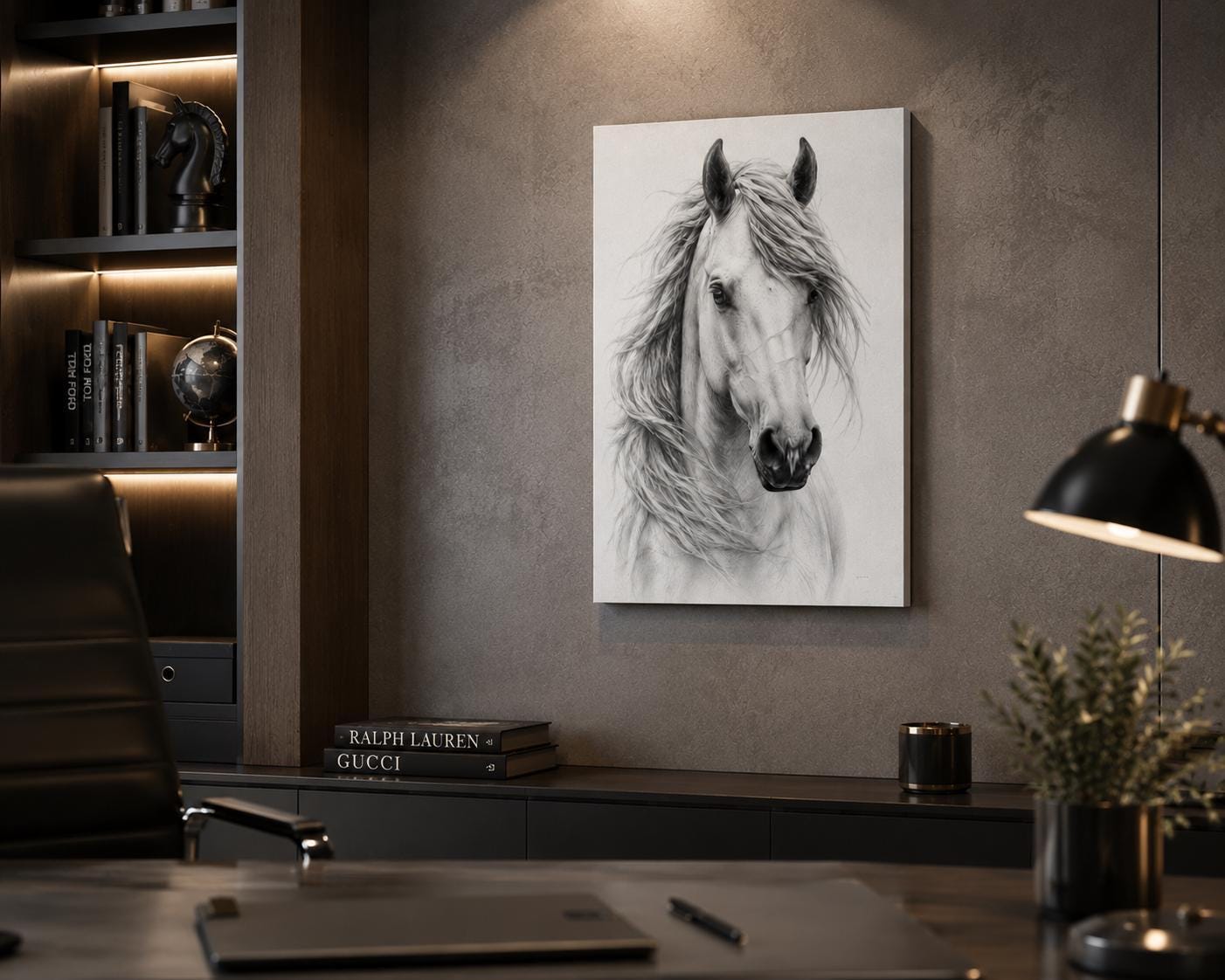 Horse Canvas Wall Art — artwork