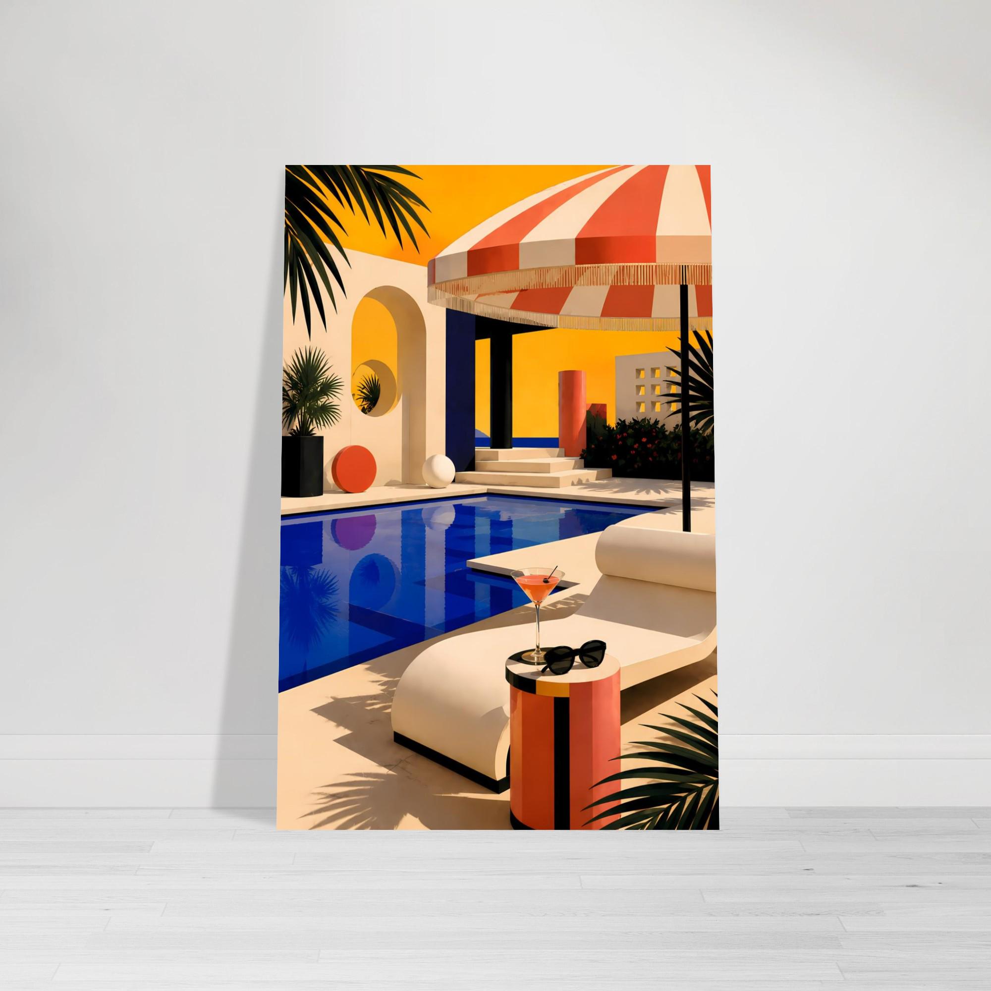 Retro Travel Poster — artwork