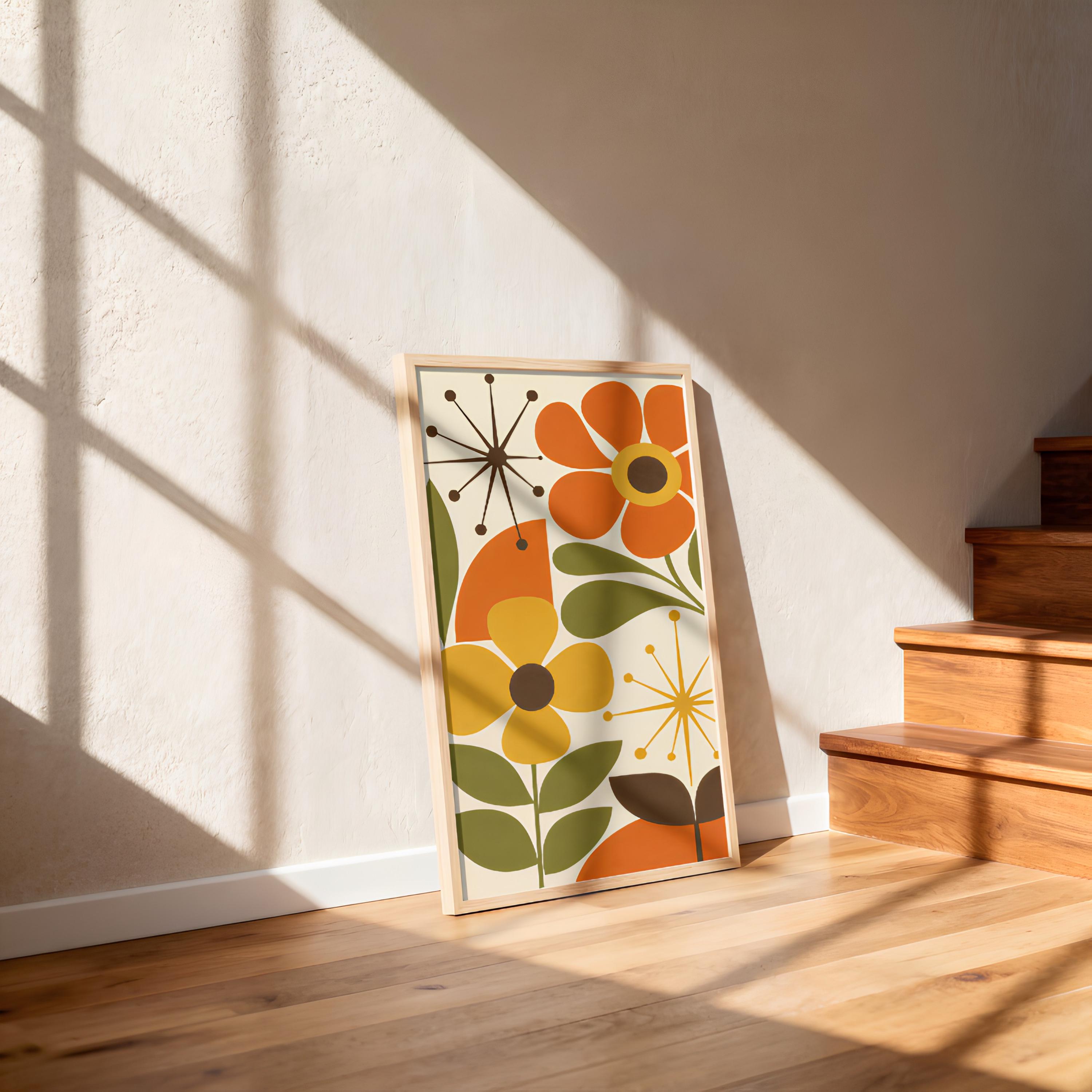 Bauhaus Botanical Wall Art — artwork